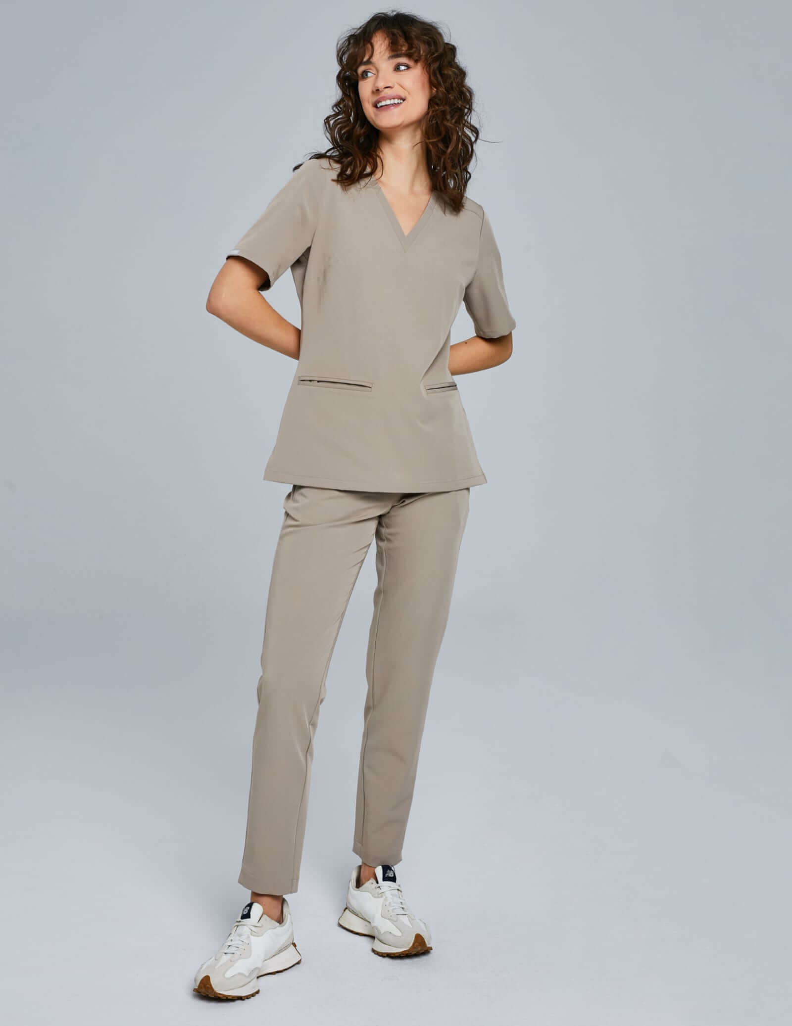 Spodnie Basic - BEIGE
