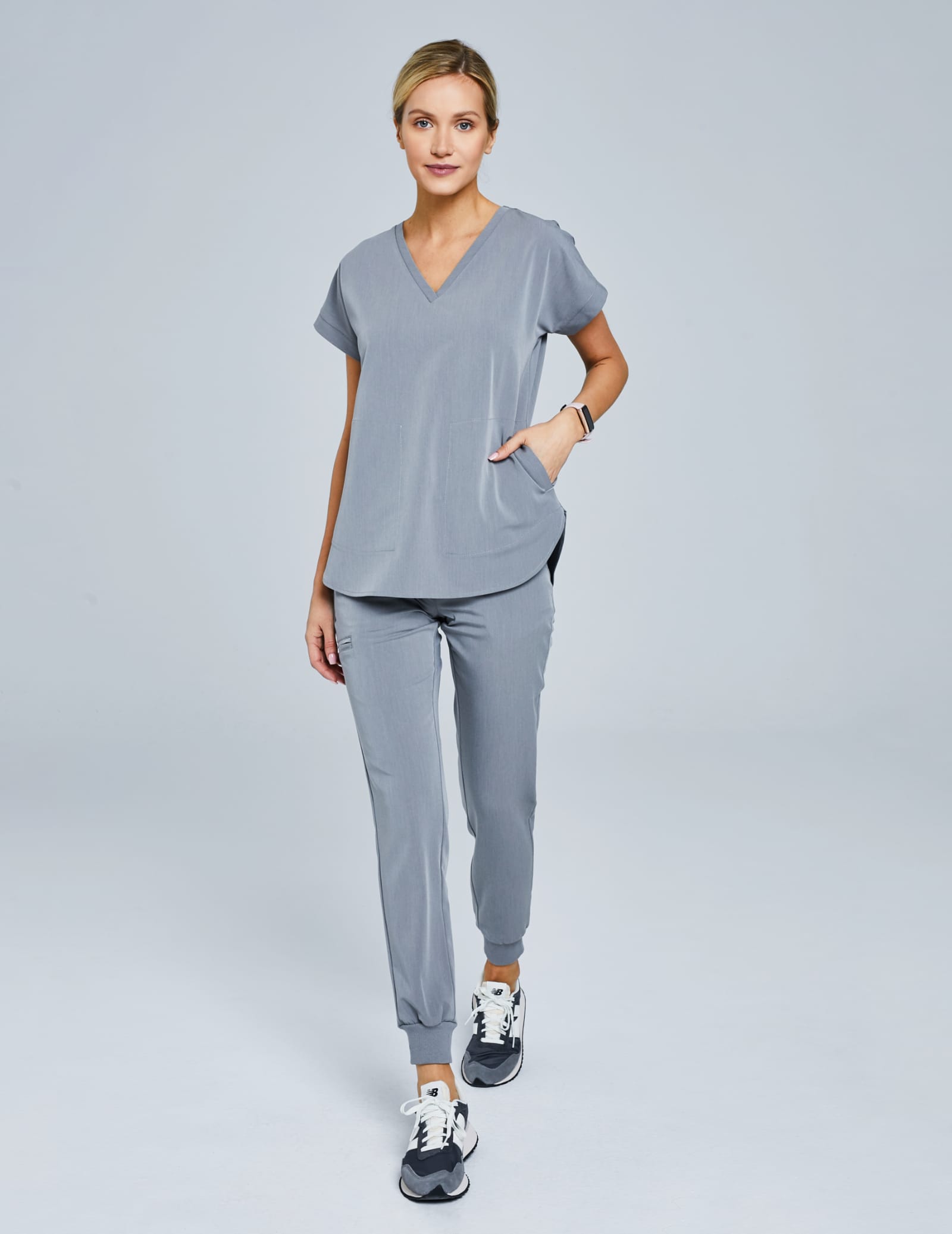 Spodnie Joggery Damskie - SHARK GRAY