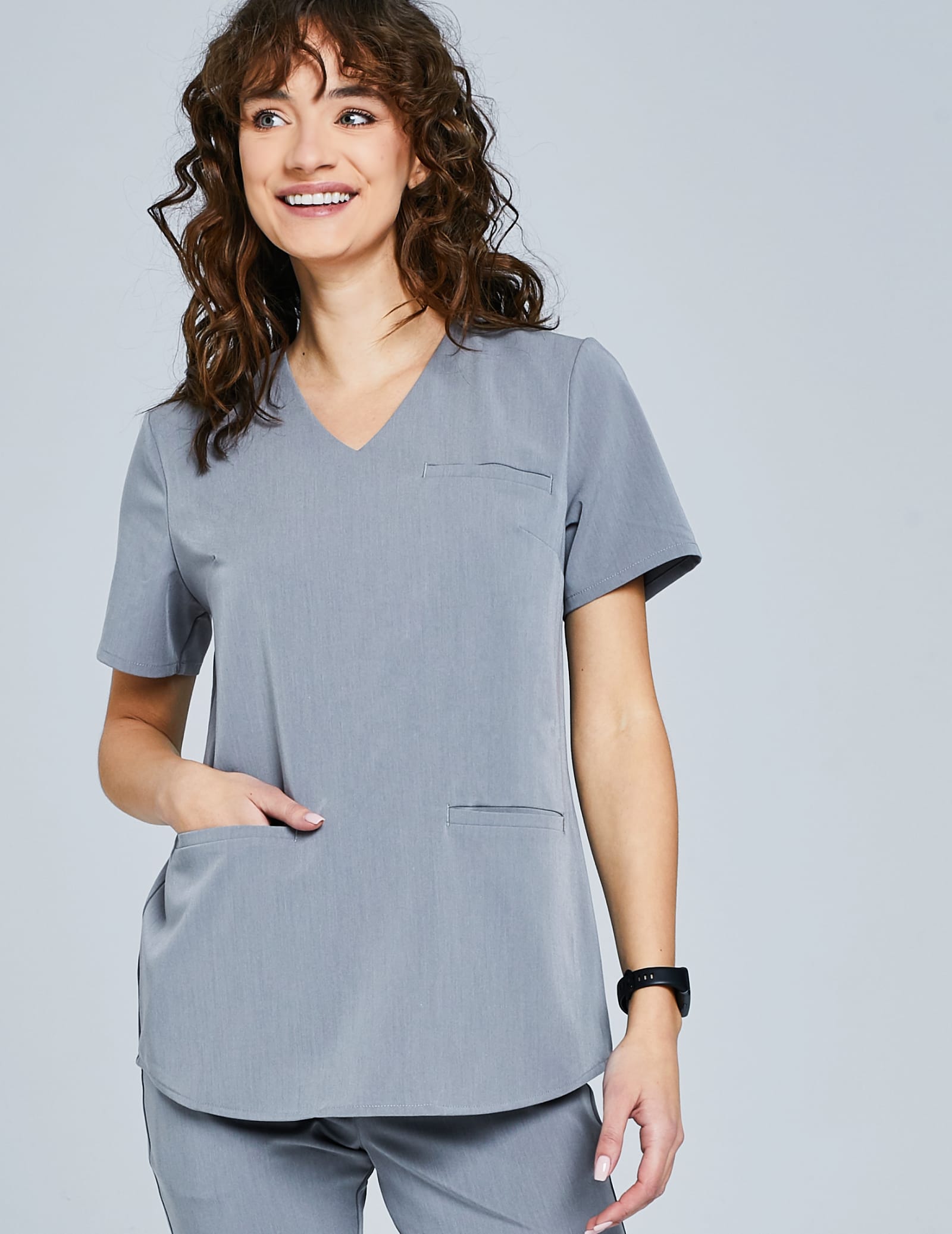 Bluza Medyczna Grace - SHARK GRAY Bluza Medyczna Grace - SHARK GRAY