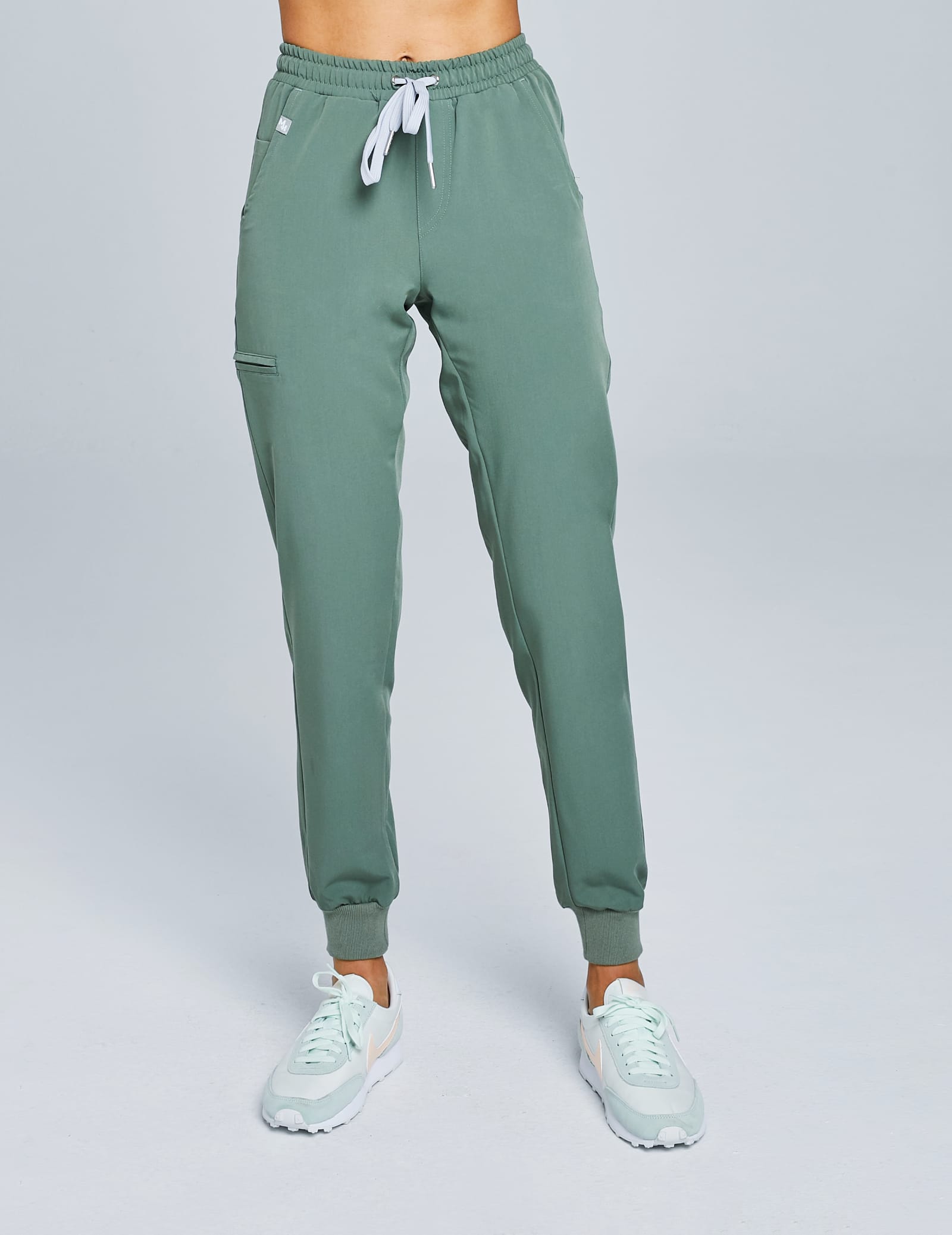 Spodnie Joggery Damskie - KHAKI Spodnie Joggery Damskie - KHAKI