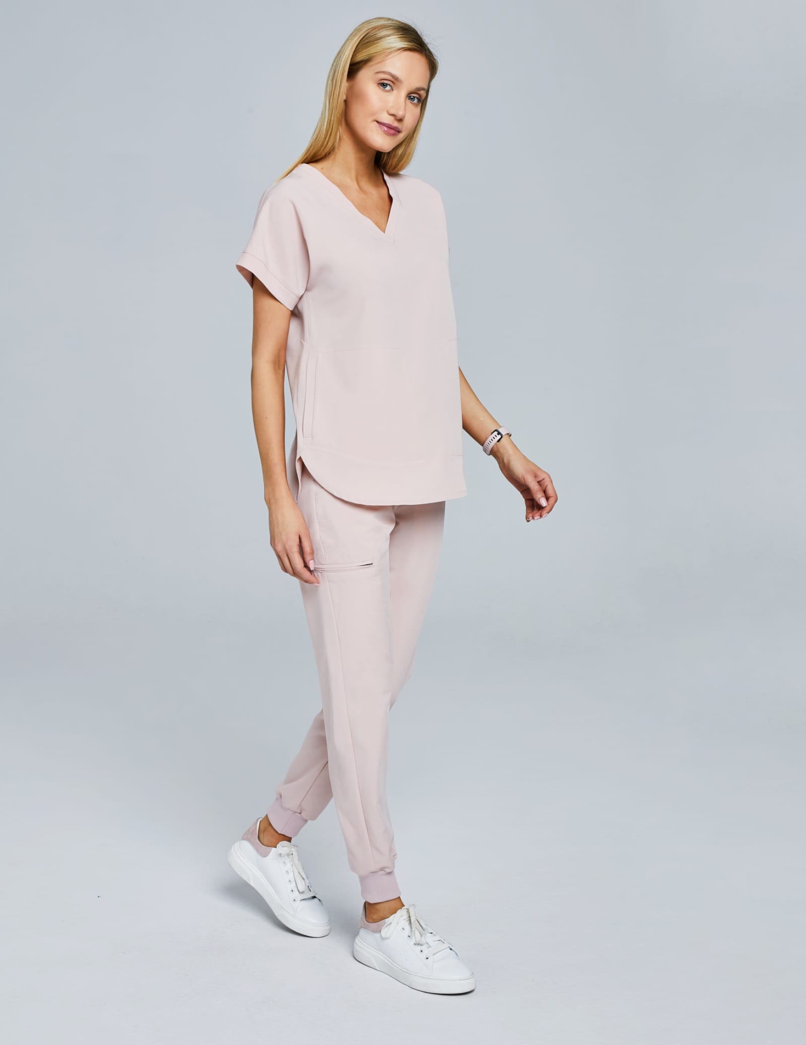 Spodnie Joggery Damskie - DUSTY ROSE Spodnie Joggery Damskie - DUSTY ROSE