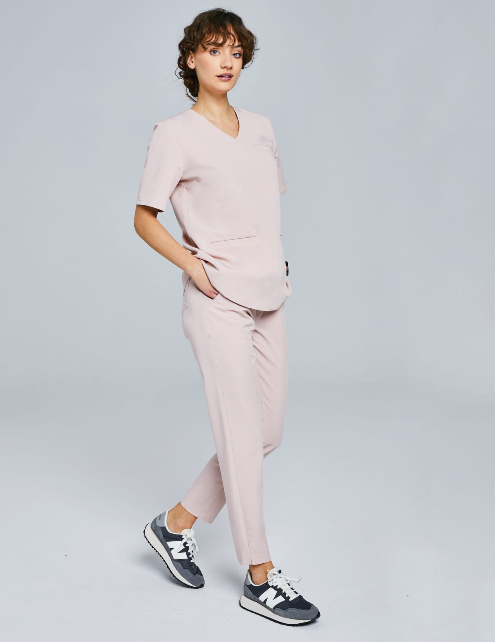 Spodnie damskie Basic - DUSTY ROSE Spodnie damskie Basic - DUSTY ROSE