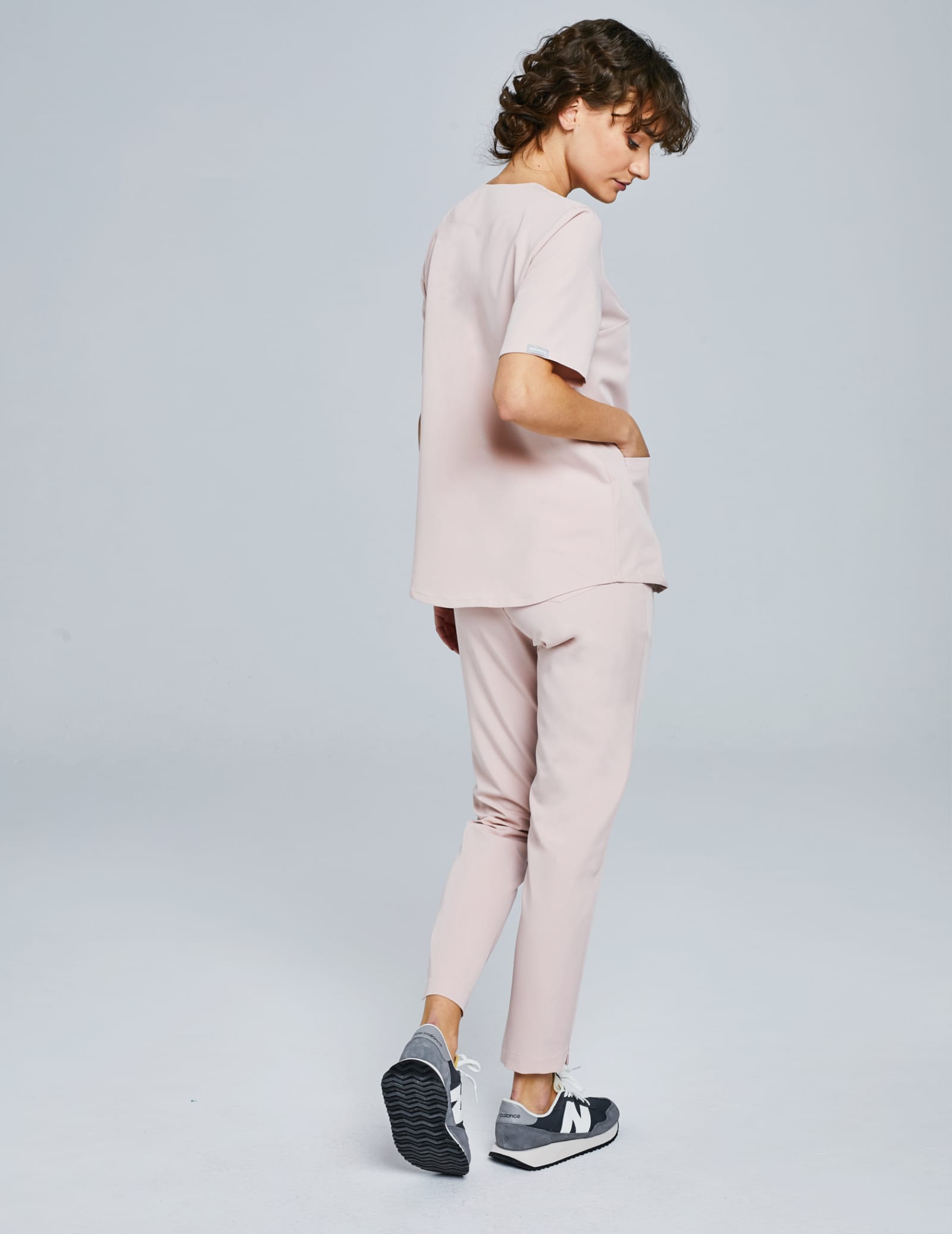 Spodnie damskie Basic - DUSTY ROSE Spodnie damskie Basic - DUSTY ROSE