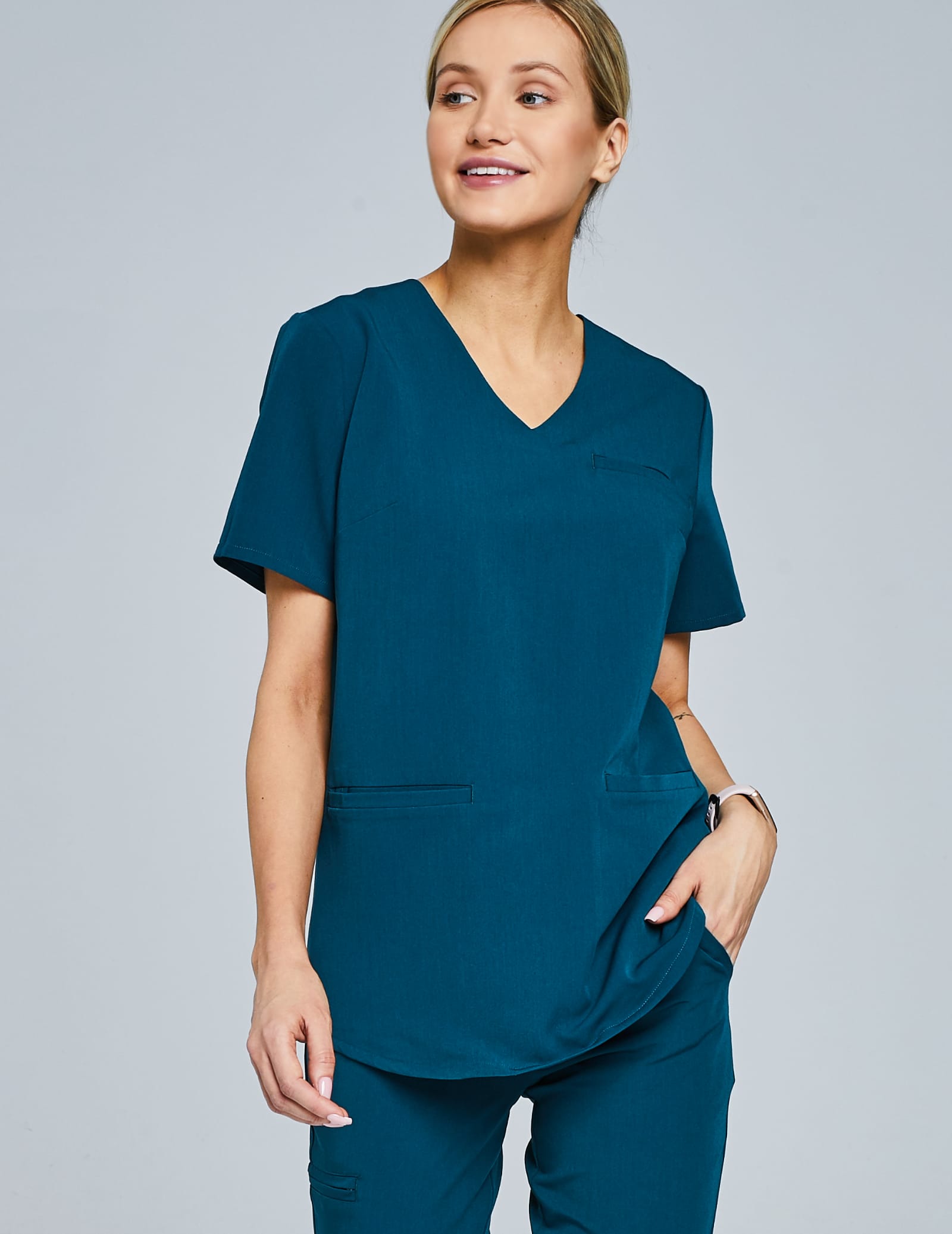 Bluza Medyczna Grace - DEEP GREEN Bluza Medyczna Grace - DEEP GREEN
