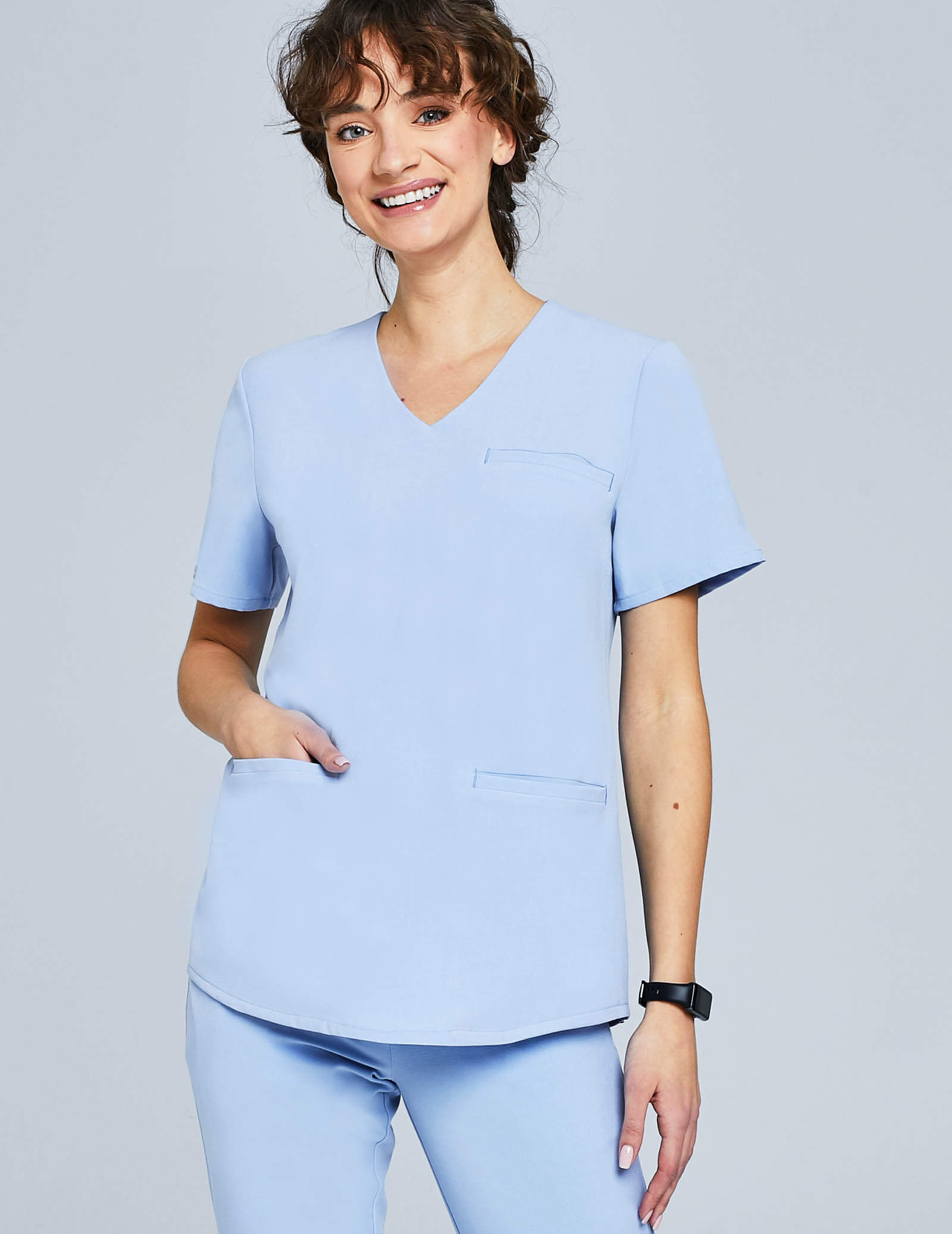 Bluza Medyczna Grace - CEIL BLUE Bluza Medyczna Grace - CEIL BLUE