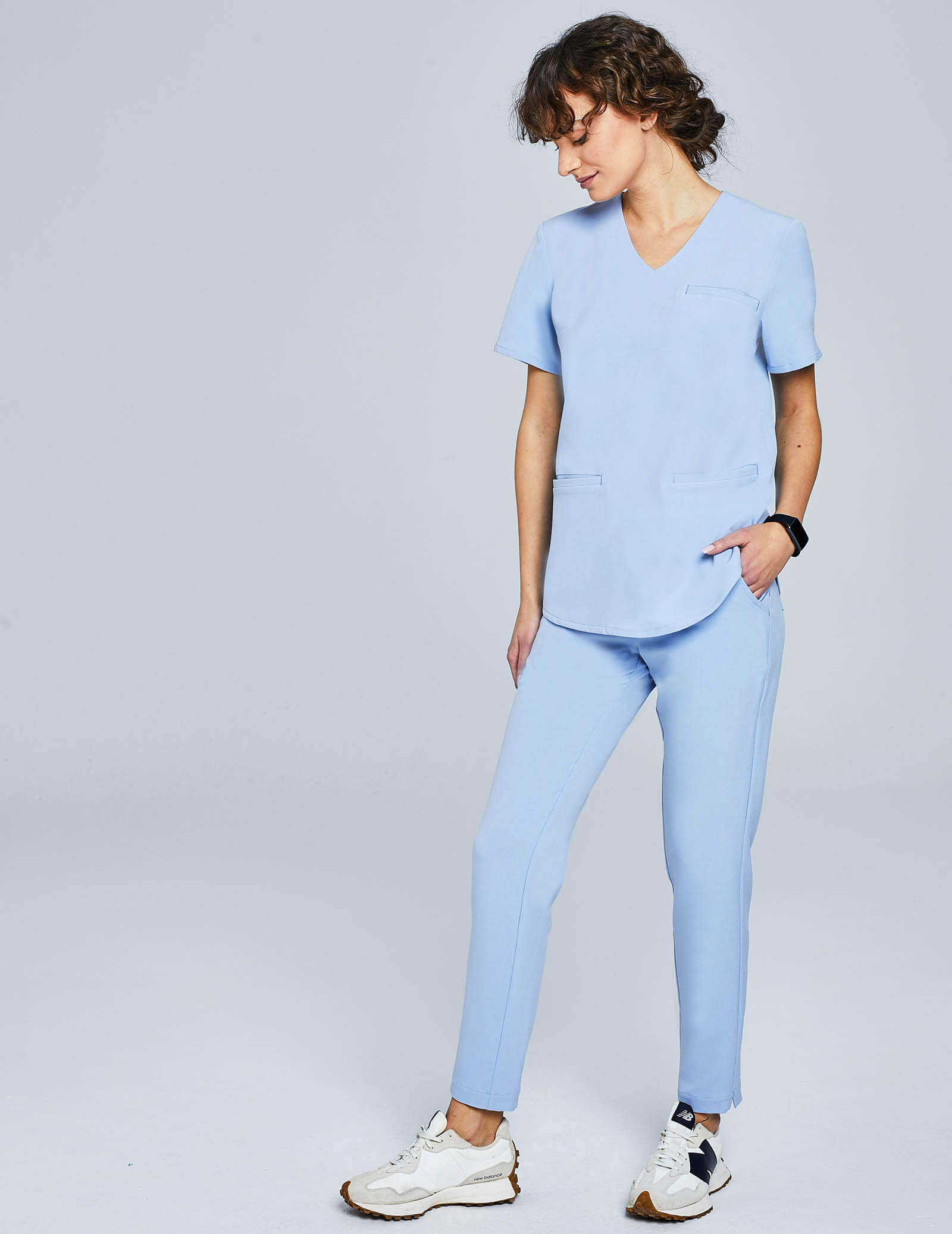Bluza Medyczna Grace - CEIL BLUE Bluza Medyczna Grace - CEIL BLUE