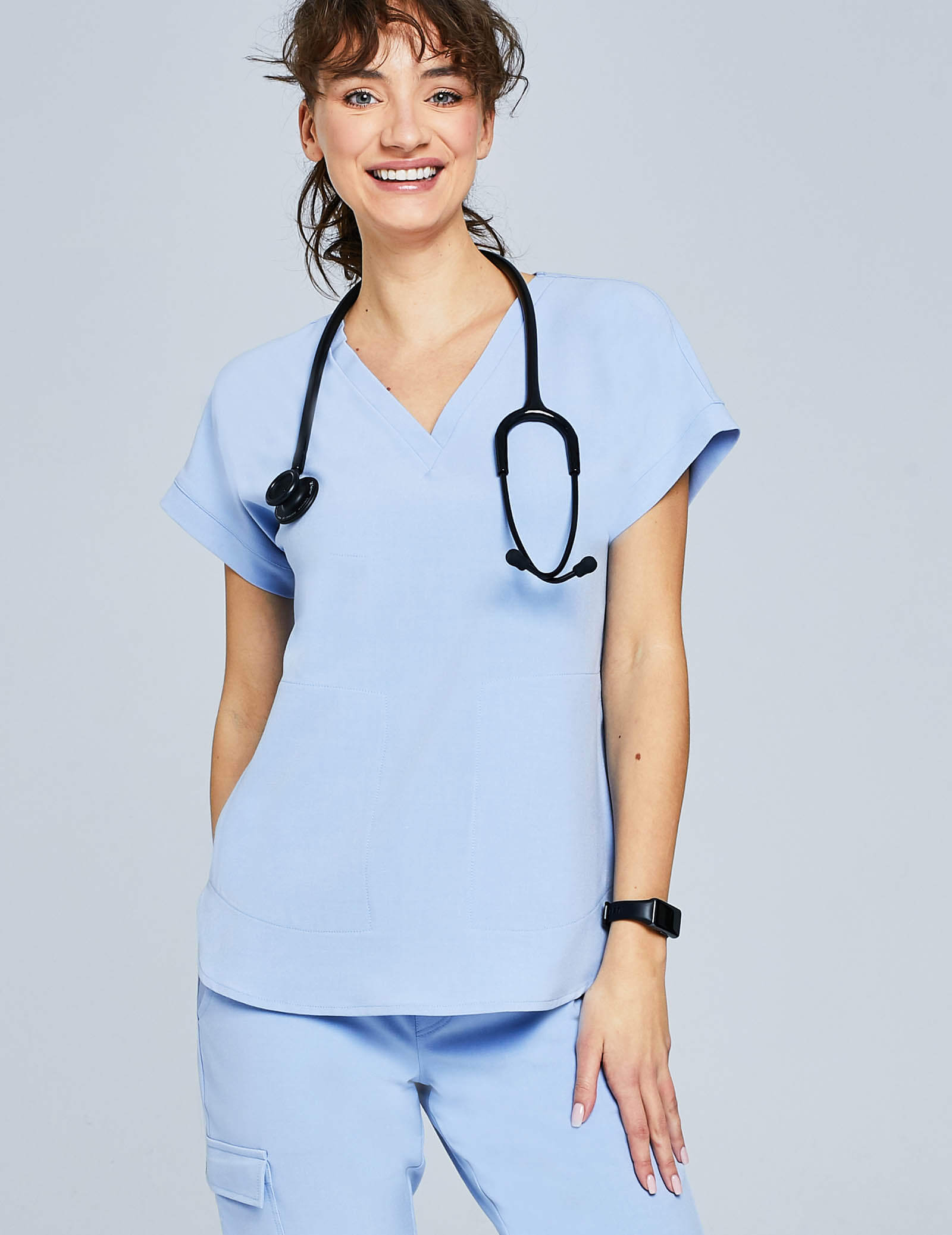 Bluza Medyczna Kendall - CEIL BLUE Bluza Medyczna Kendall - CEIL BLUE