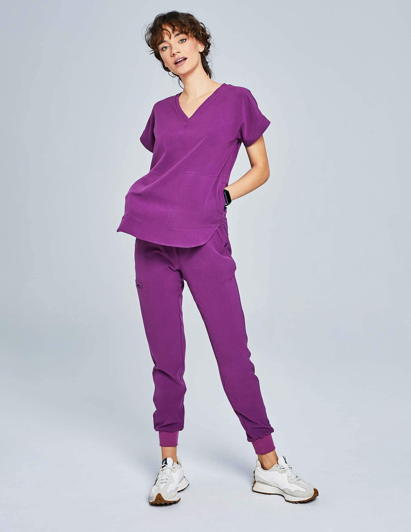 Bluza Medyczna Kendall - GRAPE PURPLE