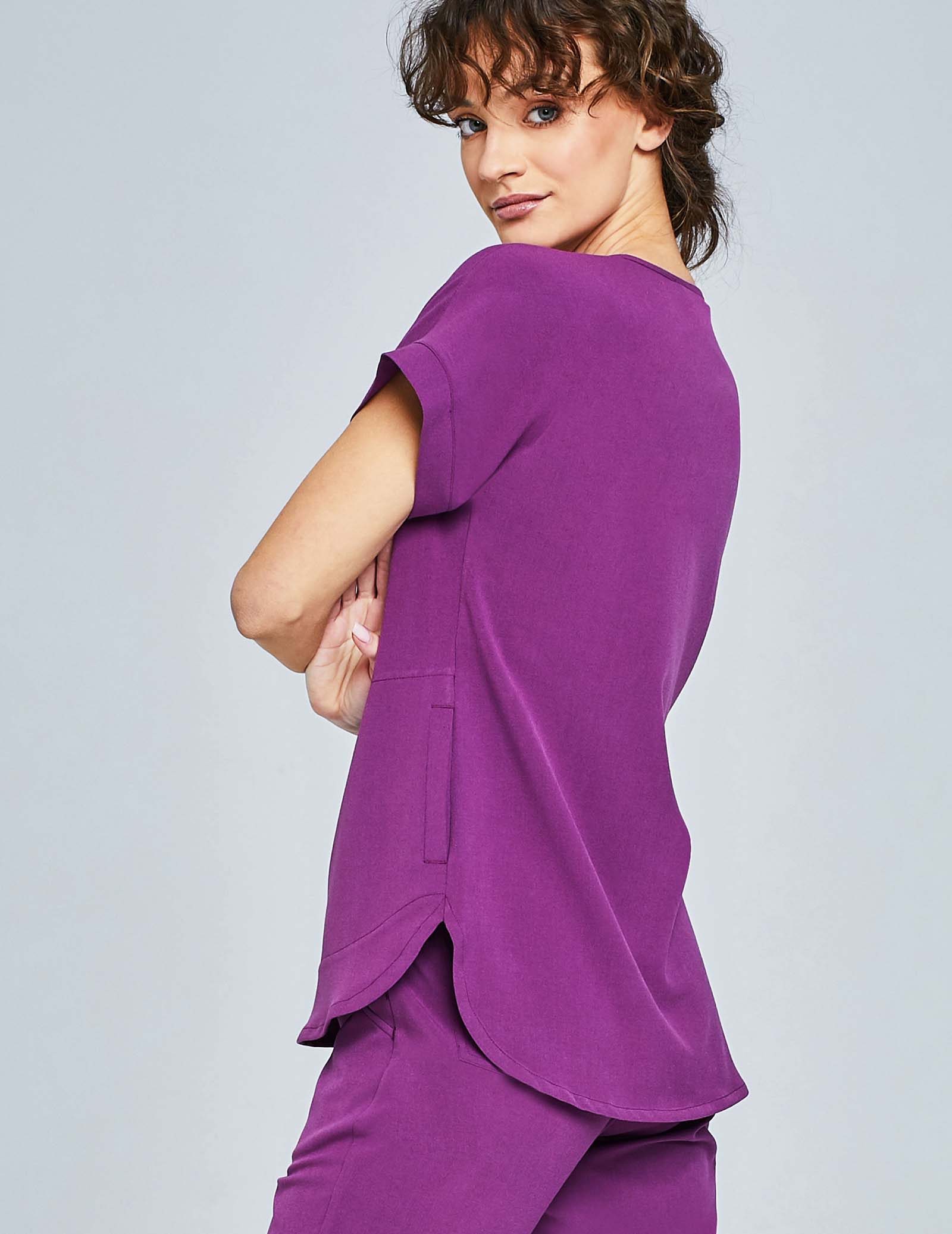 Bluza Medyczna Kendall - GRAPE PURPLE
