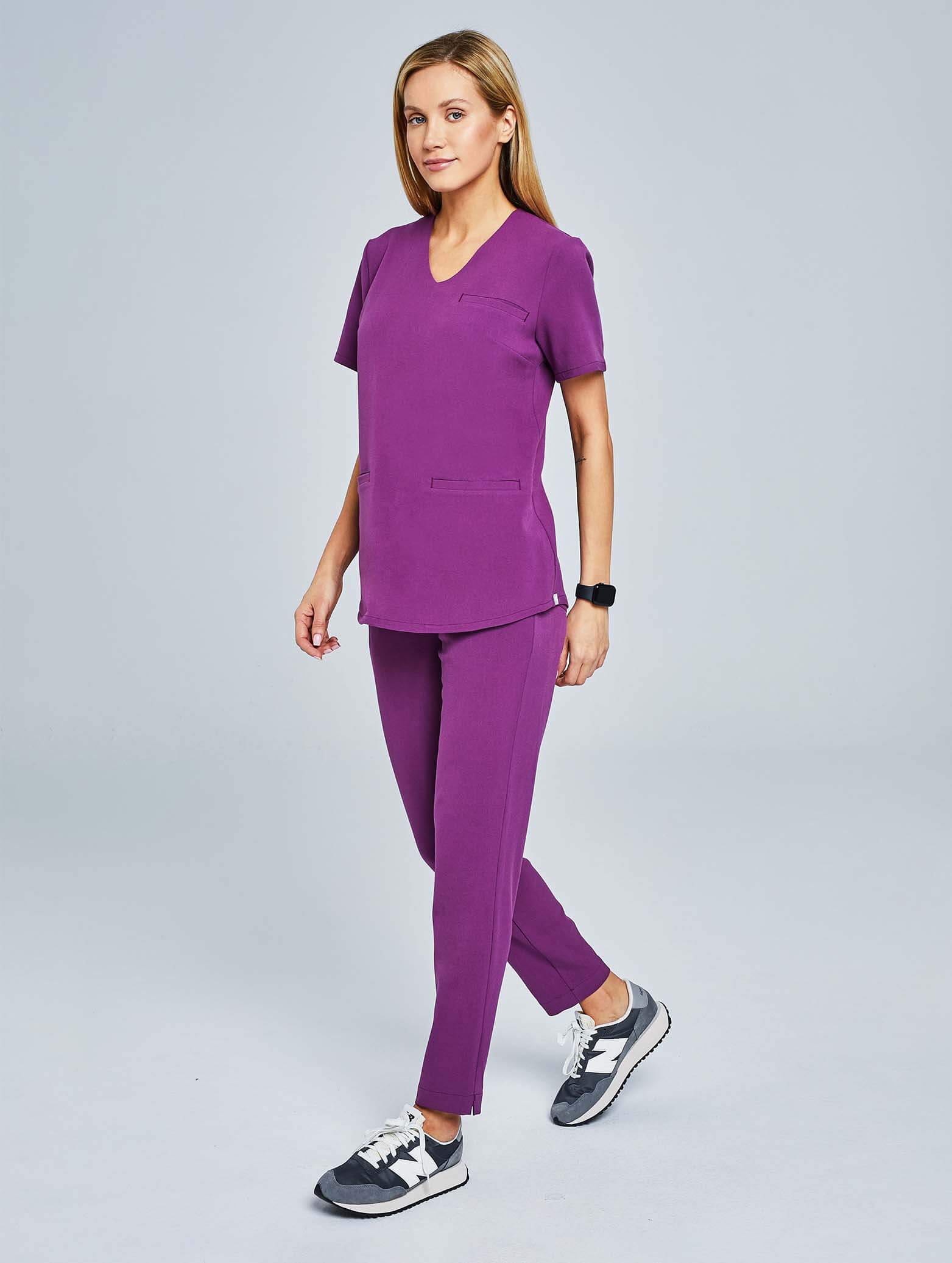 Spodnie Damskie Basic - GRAPE PURPLE