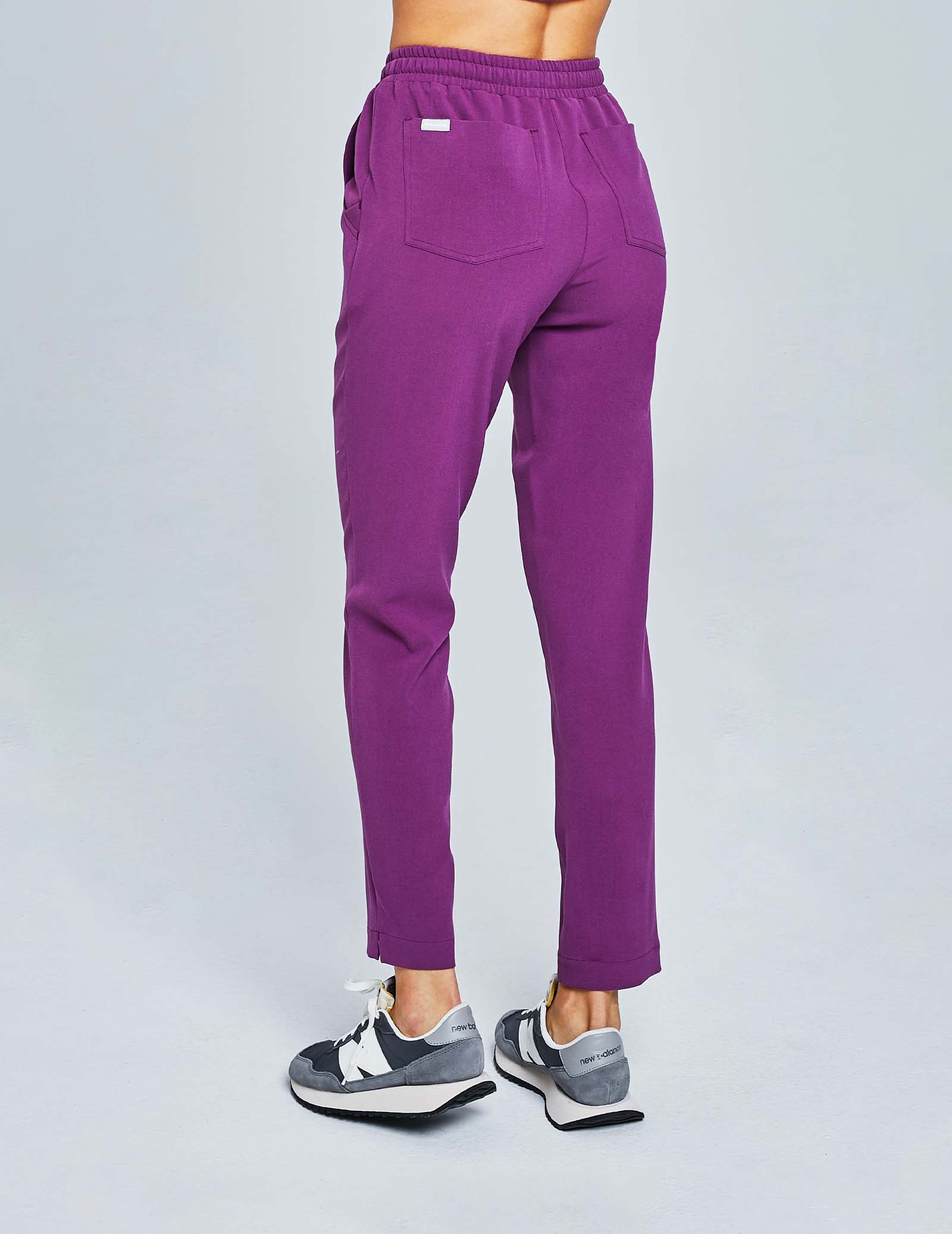 Spodnie Damskie Basic - GRAPE PURPLE