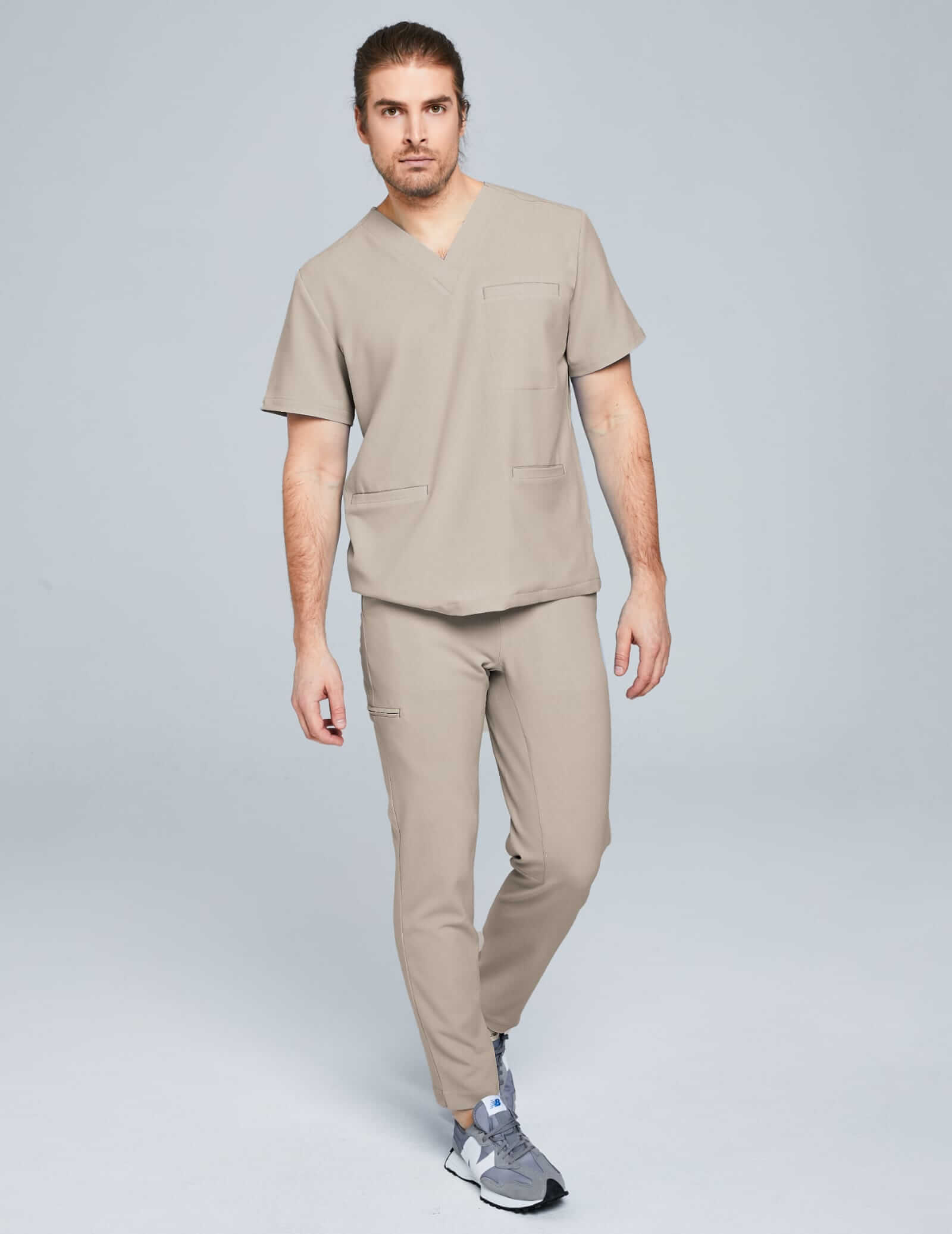Spodnie Basic Męskie - BEIGE Spodnie Basic Męskie - BEIGE