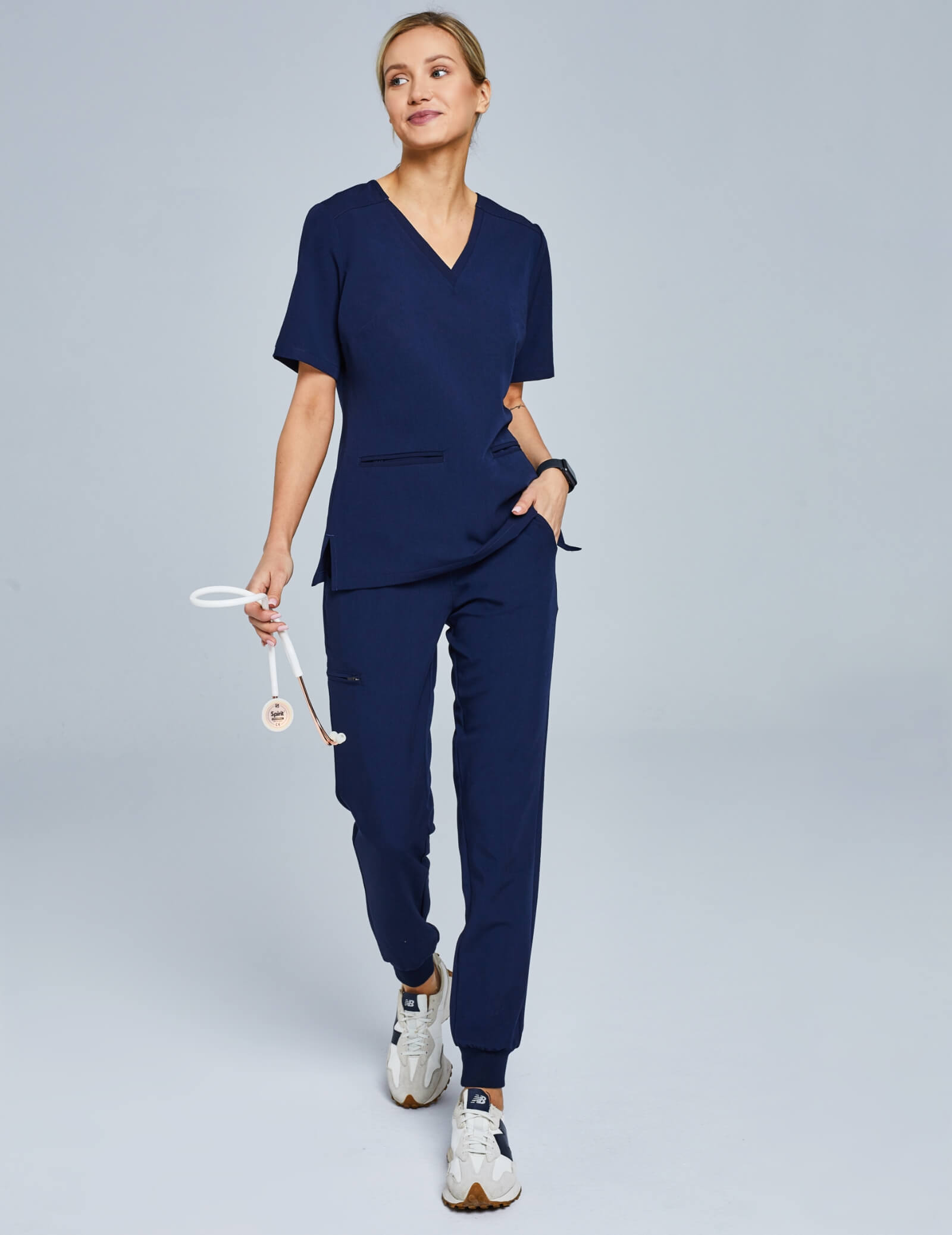 Spodnie Joggery Damskie - DARK NAVY