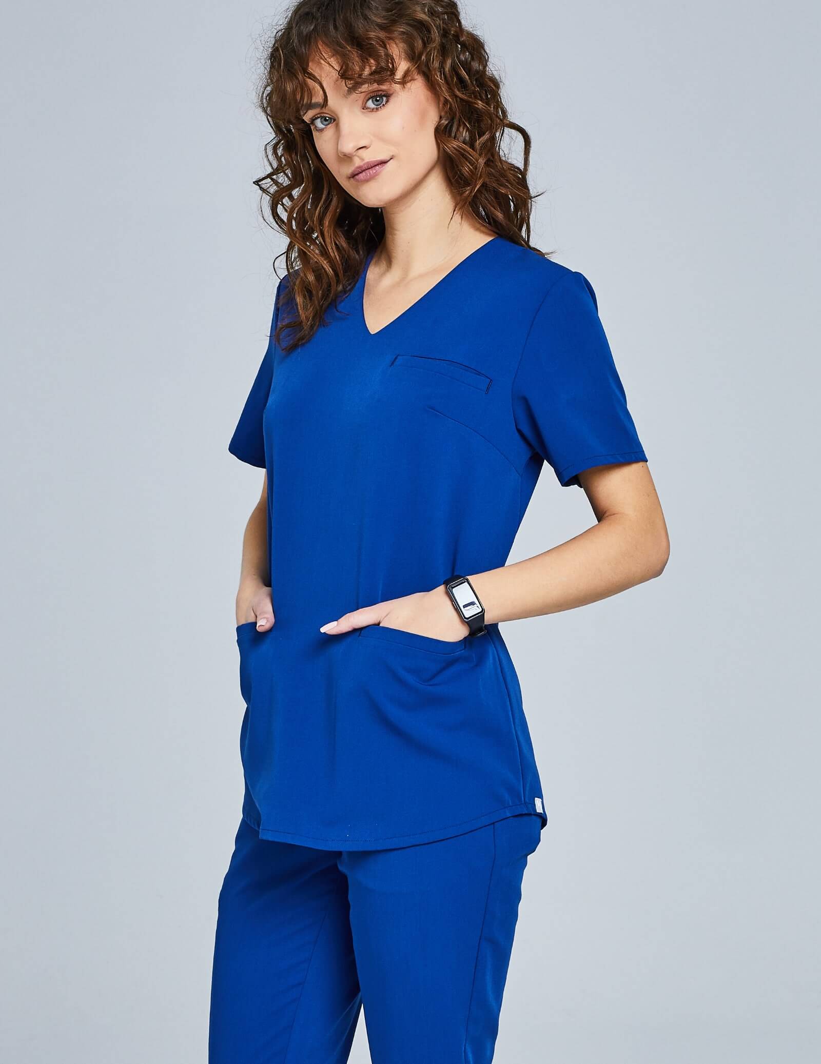 Bluza Medyczna Grace - COBALT BLUE Bluza Medyczna Grace - COBALT BLUE