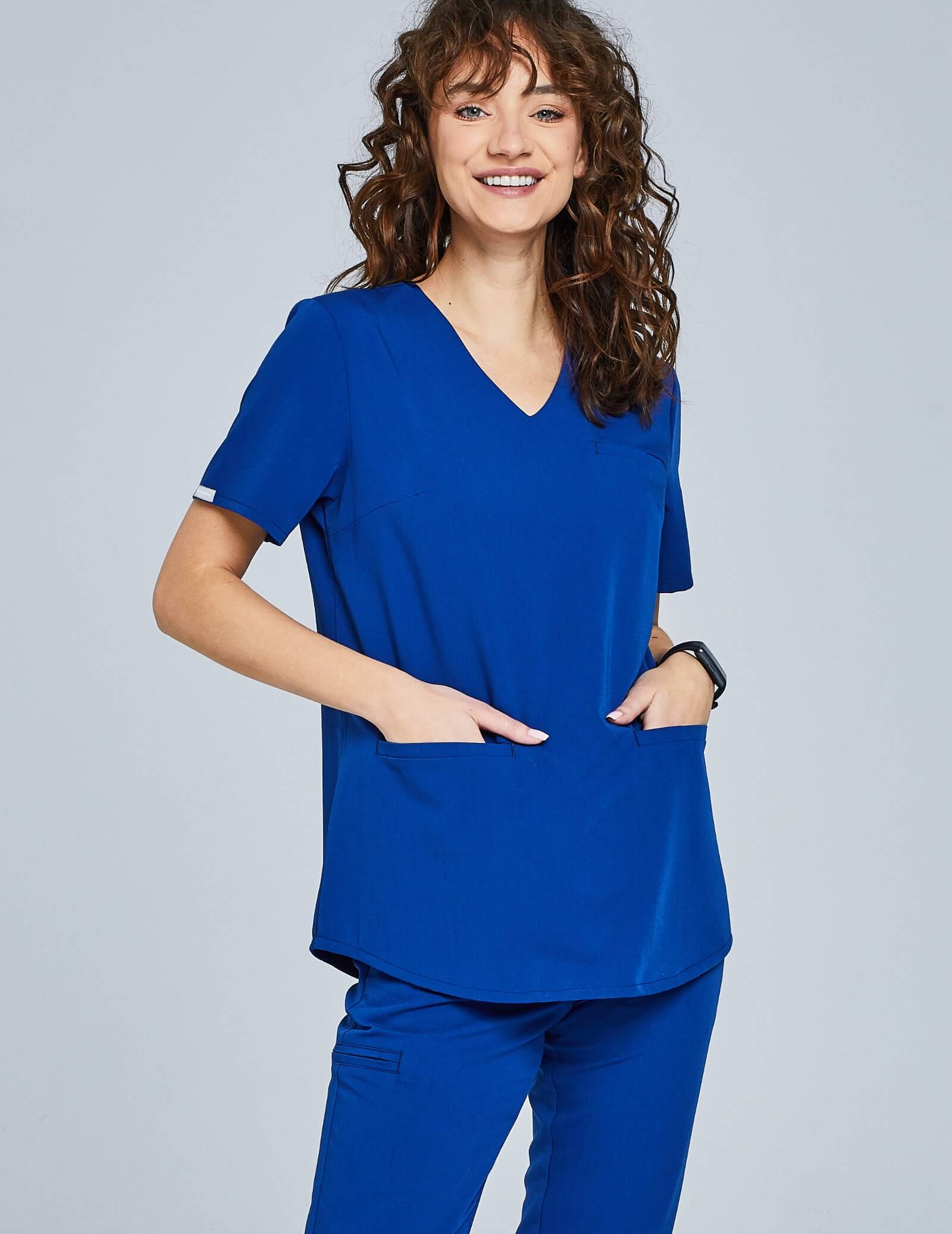 Bluza Medyczna Grace - COBALT BLUE Bluza Medyczna Grace - COBALT BLUE