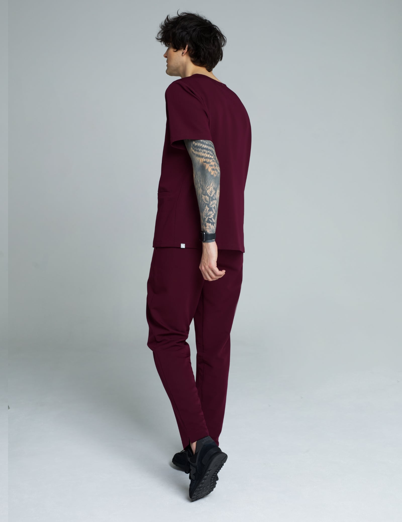 Spodnie Basic Męskie - BURGUNDY Spodnie Basic Męskie - BURGUNDY