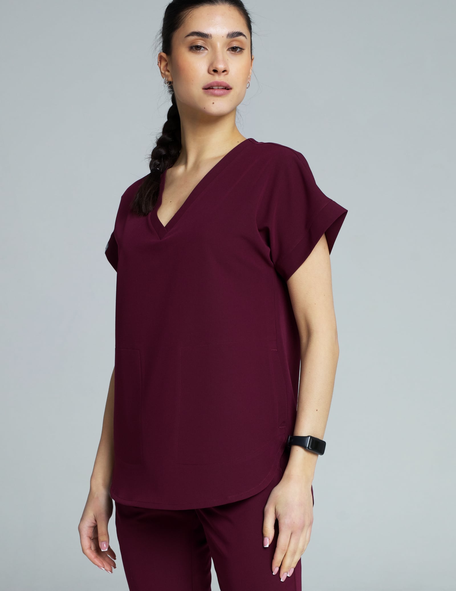 Bluza Medyczna Kendall - BURGUNDY Bluza Medyczna Kendall - BURGUNDY