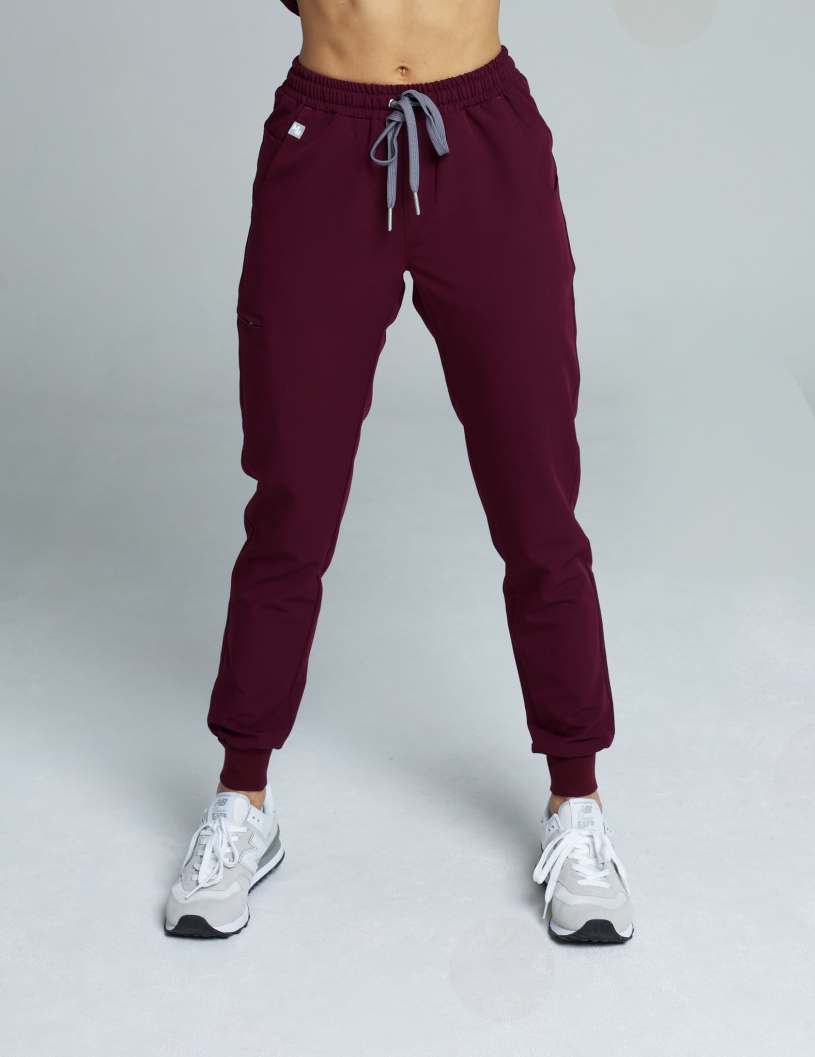 Spodnie Joggery Damskie - BURGUNDY Spodnie Joggery Damskie - BURGUNDY