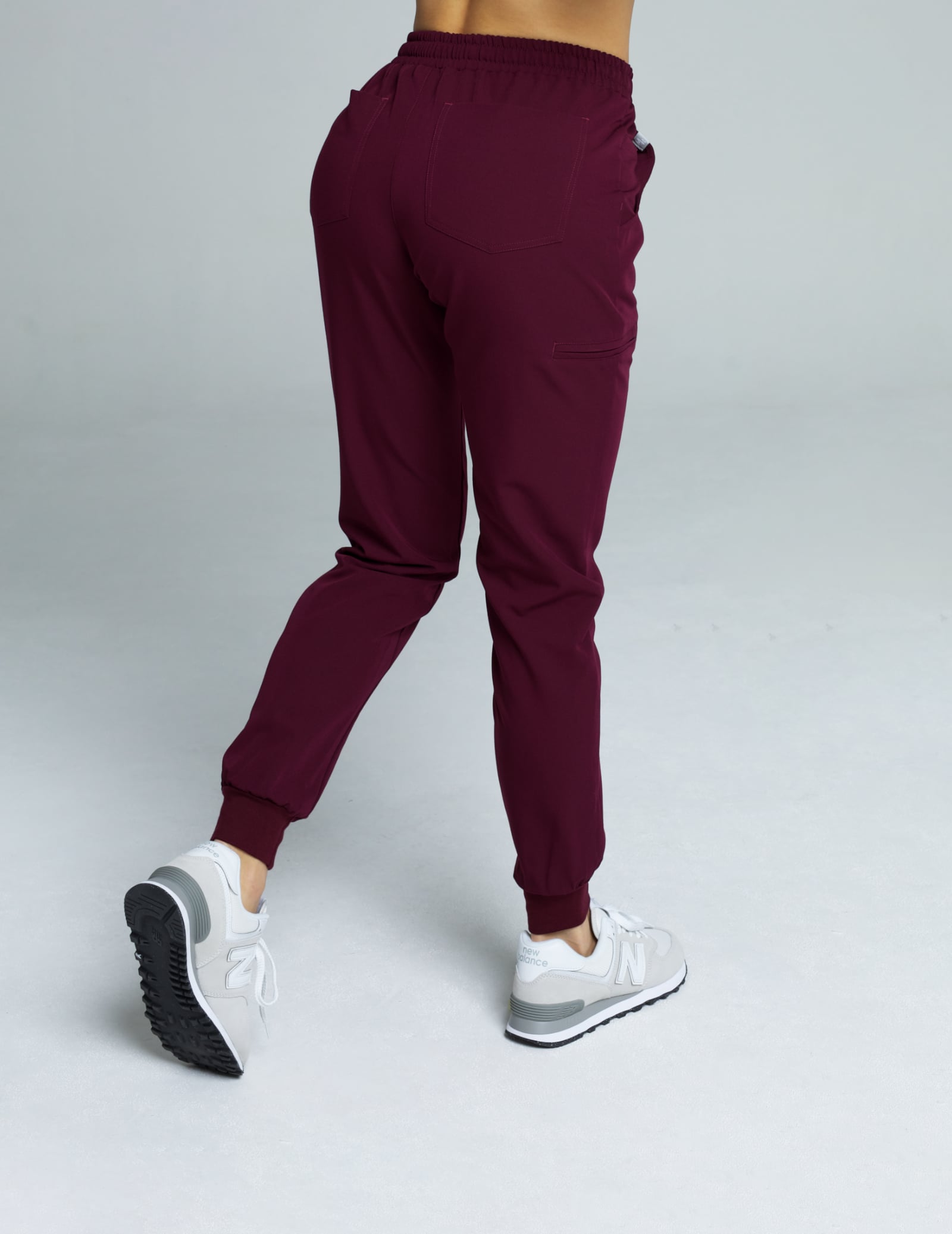 Spodnie Joggery Damskie - BURGUNDY Spodnie Joggery Damskie - BURGUNDY