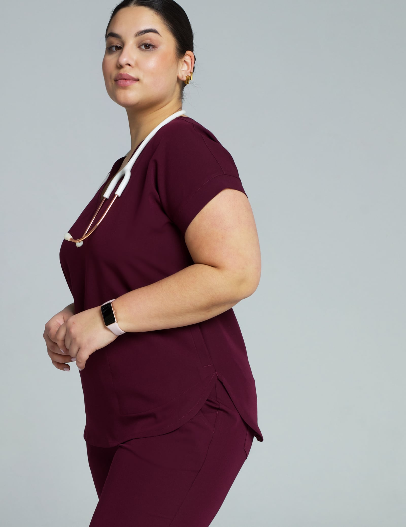 Bluza Medyczna Kendall - BURGUNDY Bluza Medyczna Kendall - BURGUNDY