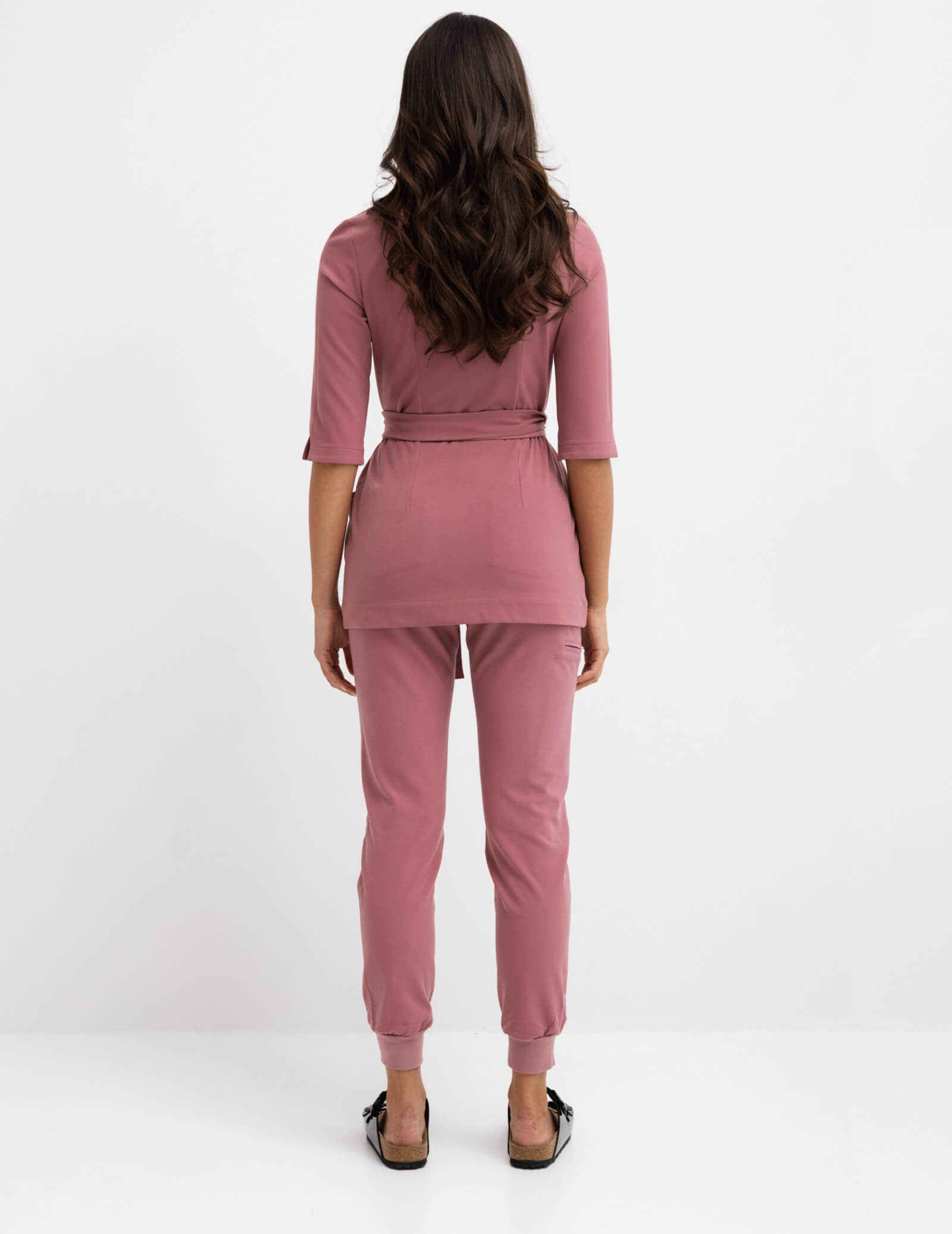 Bluza medyczna wiązana Rosalie™ - WOODROSE Bluza medyczna wiązana Rosalie™ - WOODROSE