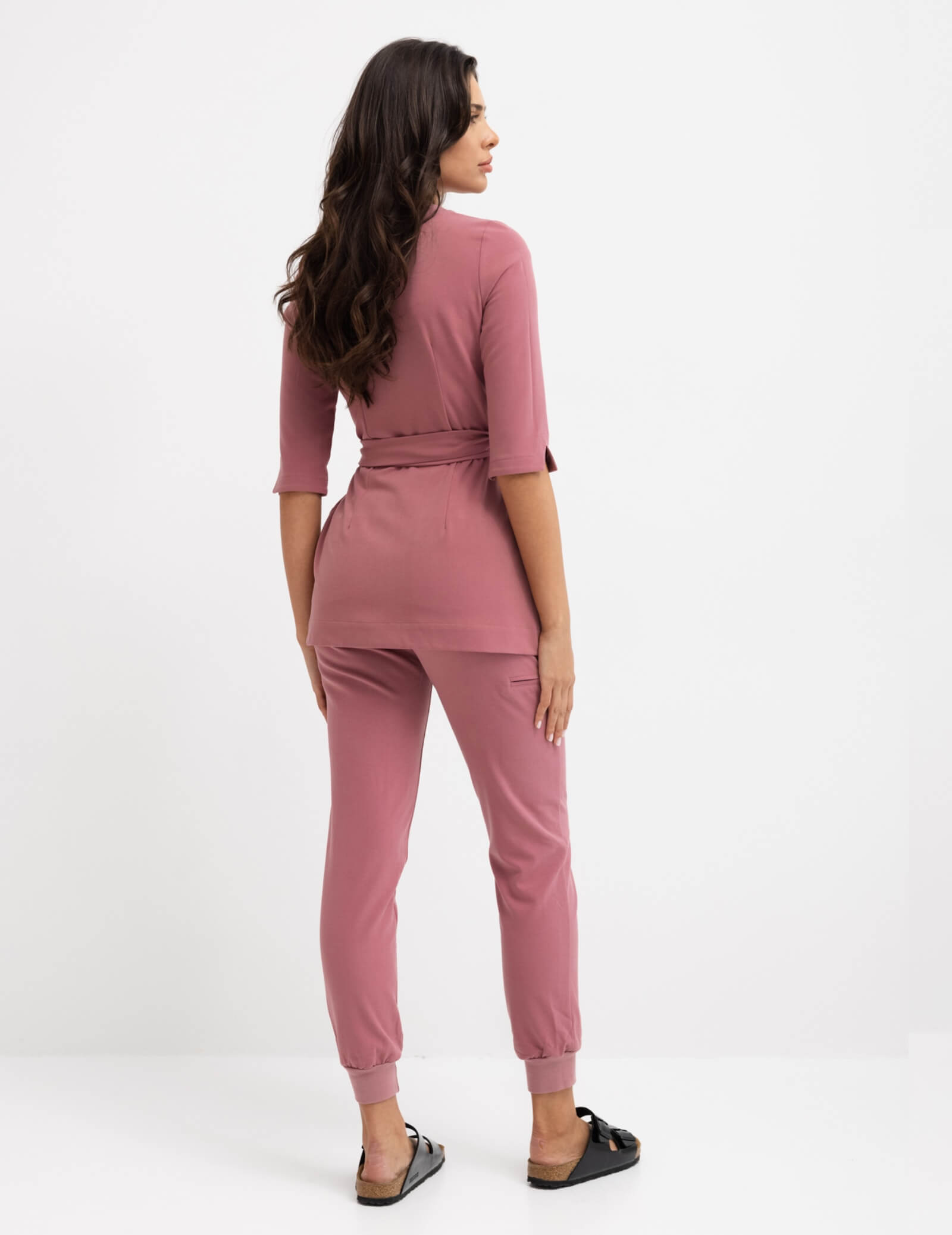 Bluza medyczna wiązana Rosalie™ - WOODROSE Bluza medyczna wiązana Rosalie™ - WOODROSE
