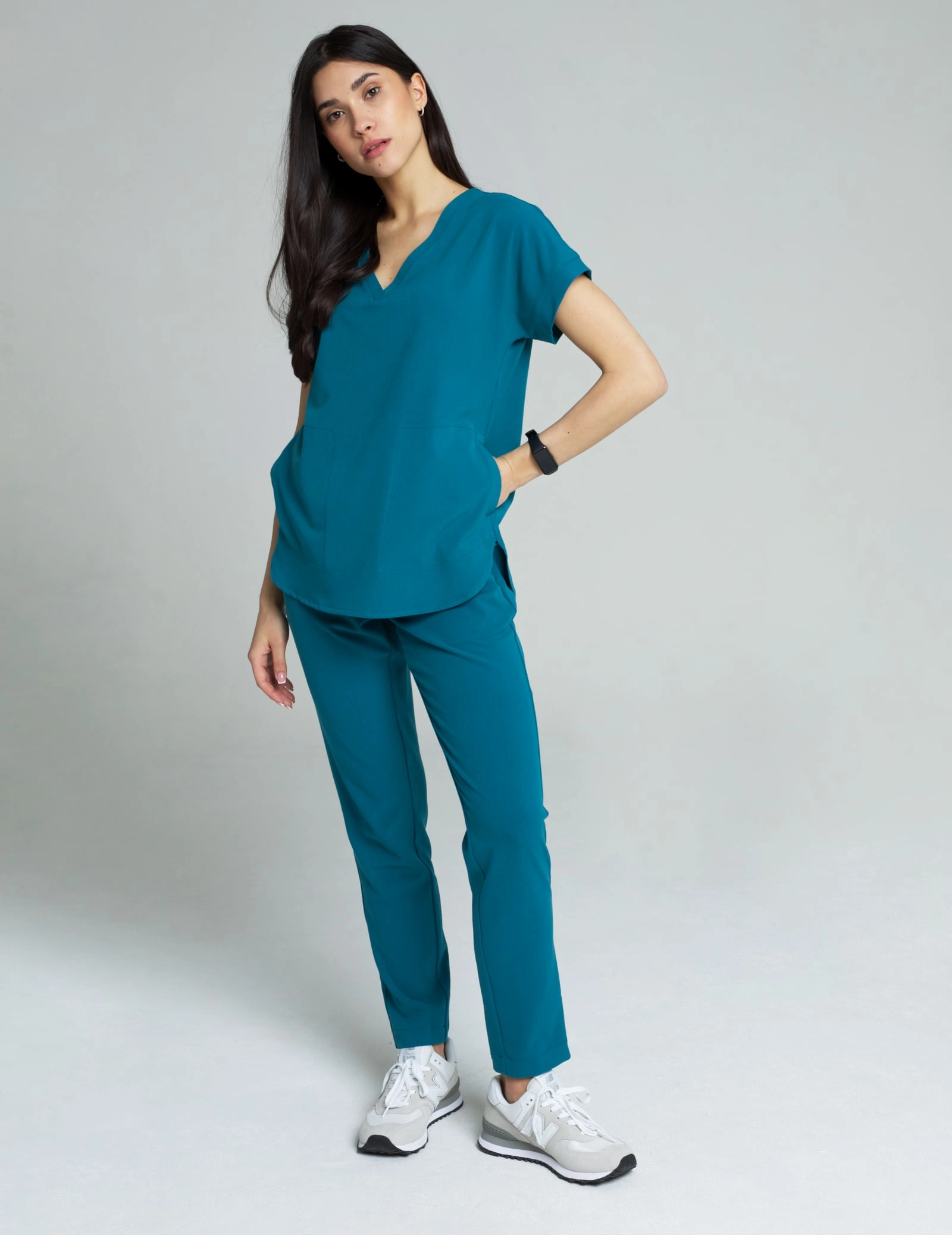 Bluza Medyczna Kendall - OCEAN BLUE