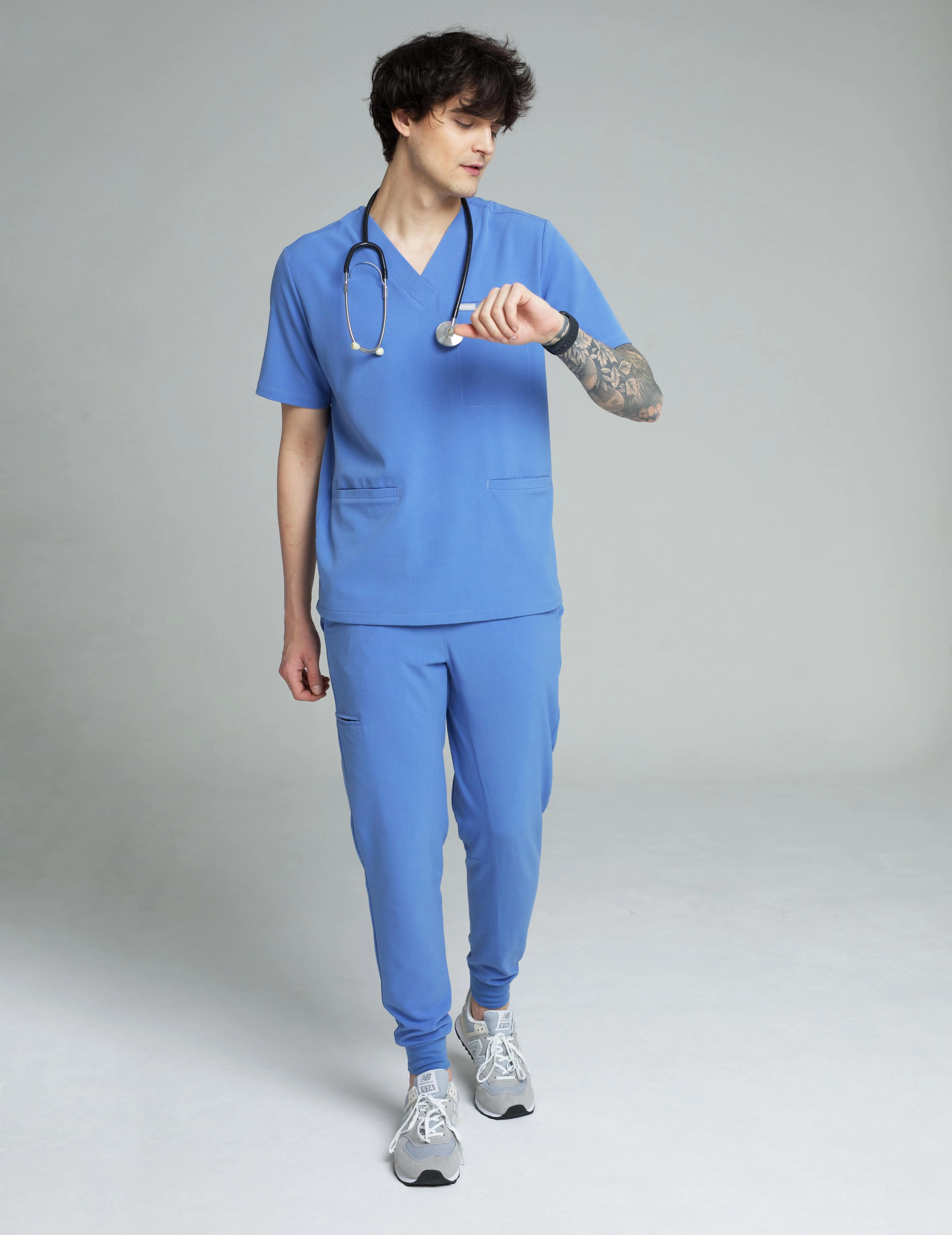 Bluza Medyczna Birbal - MARINA BLUE