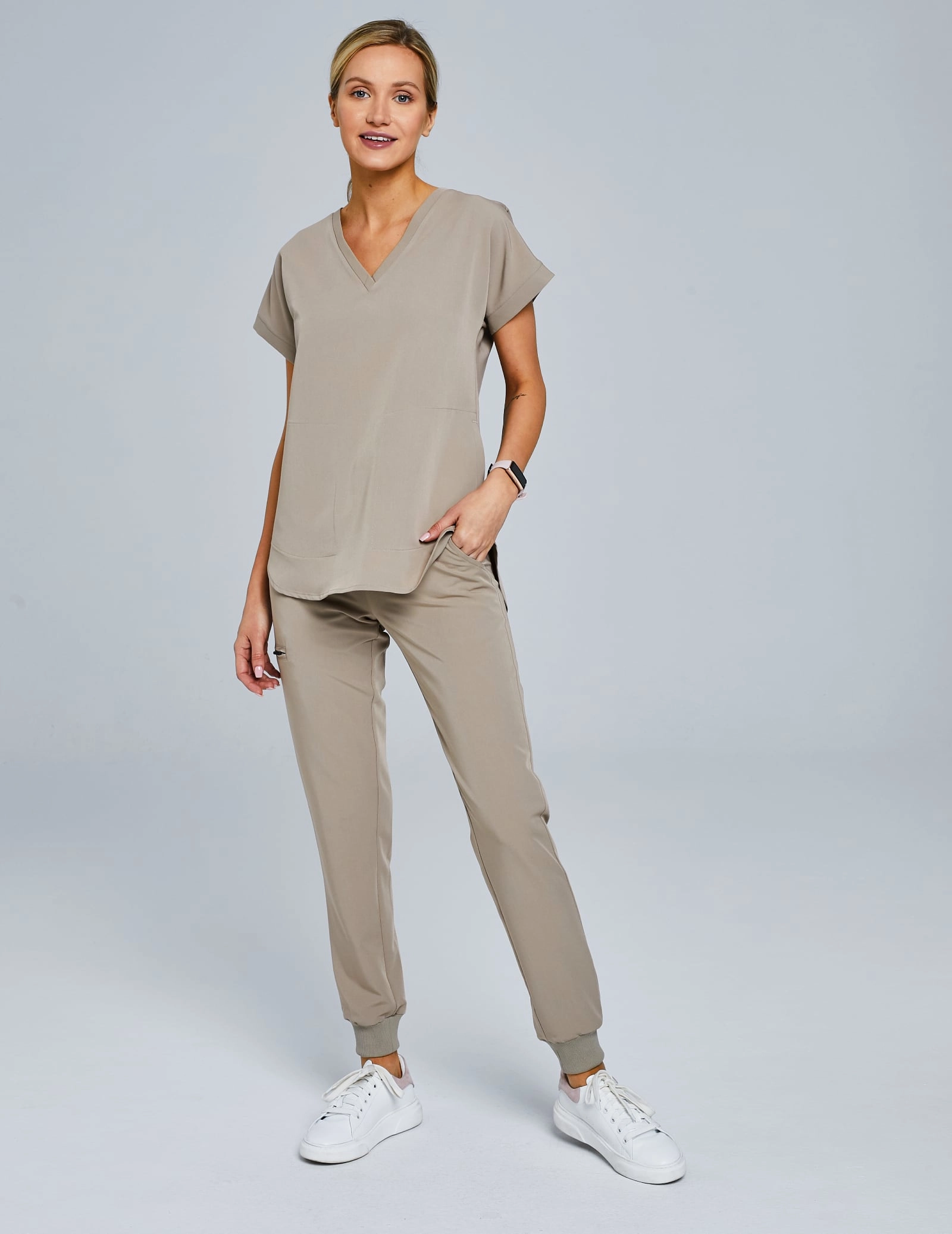 Bluza Medyczna Kendall - BEIGE