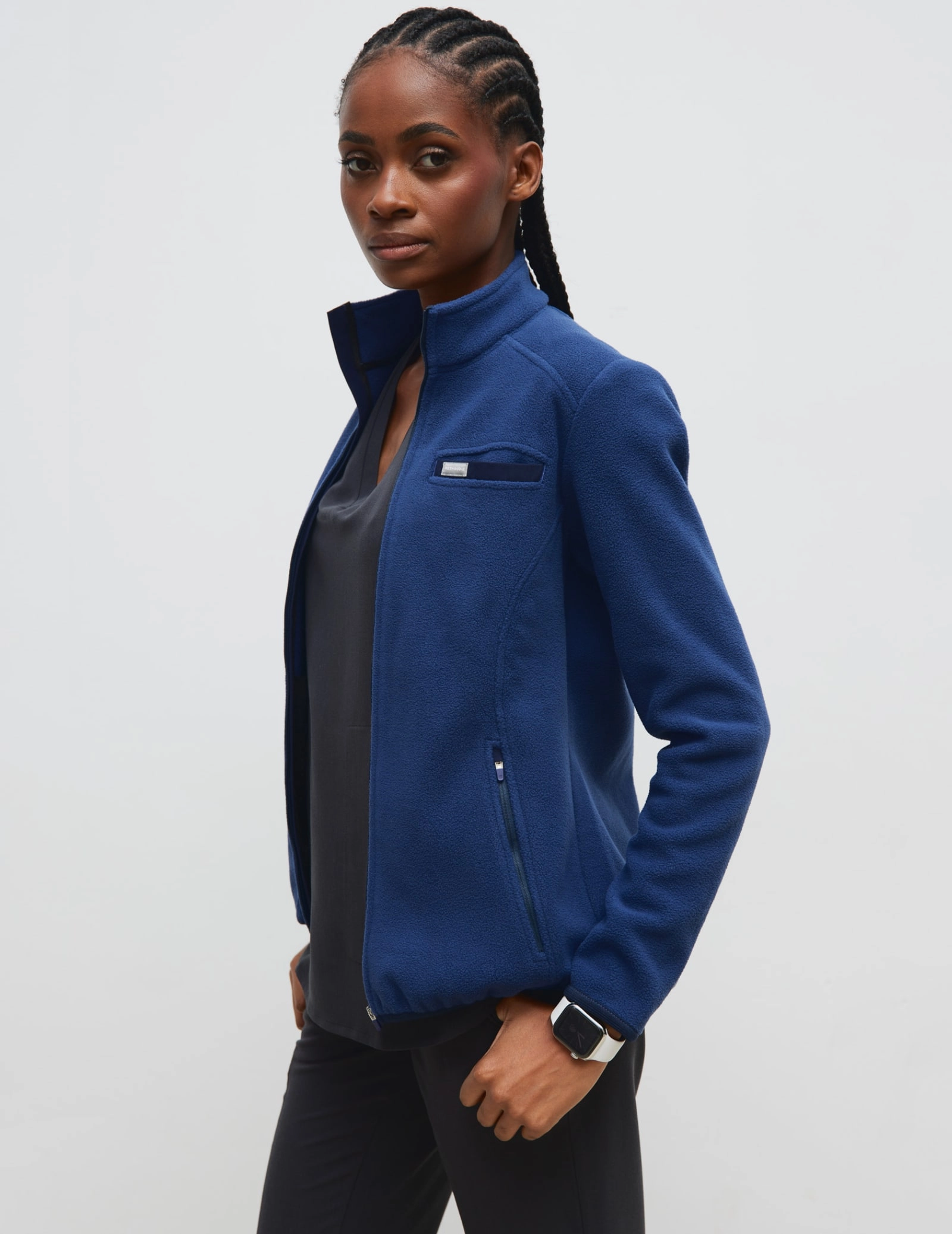 Bluza Polarowa Damska COZY HEAT  - NAVY