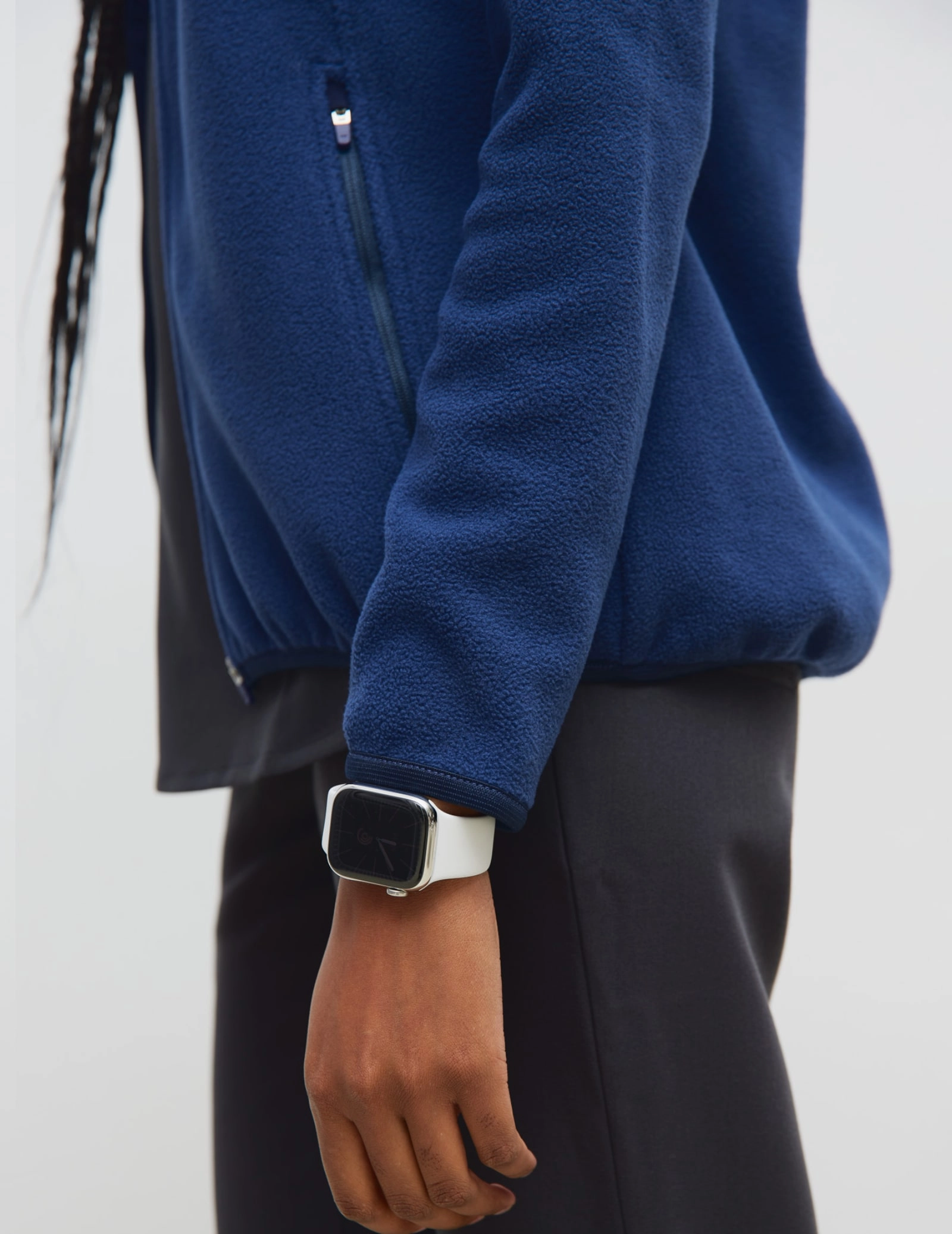 Bluza Polarowa Damska COZY HEAT  - NAVY