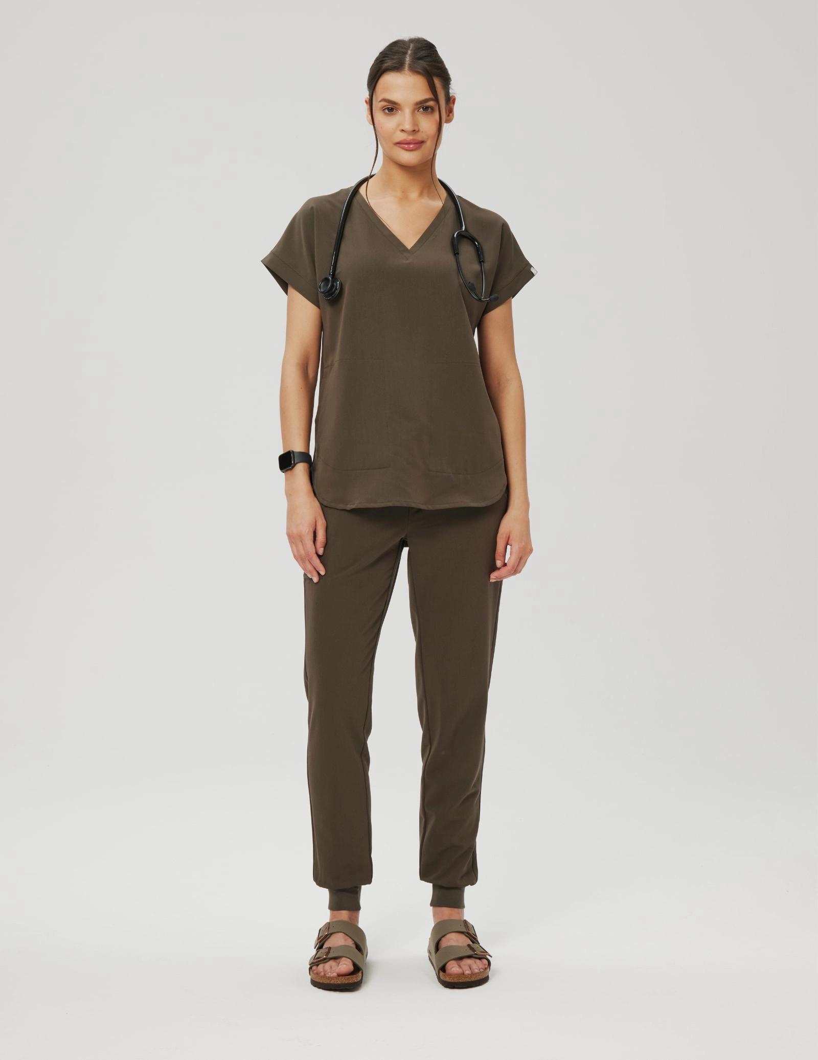 Bluza Medyczna Kendall - OLIVE NIGHT