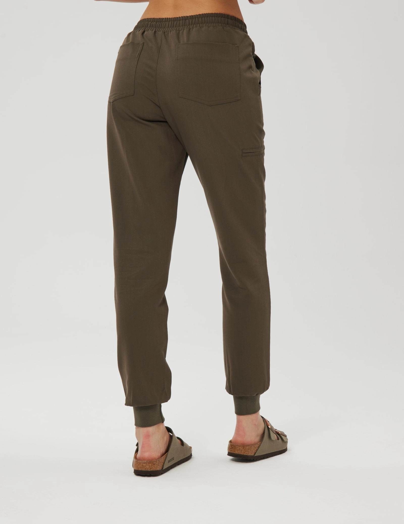 Spodnie Joggery Damskie - OLIVE NIGHT