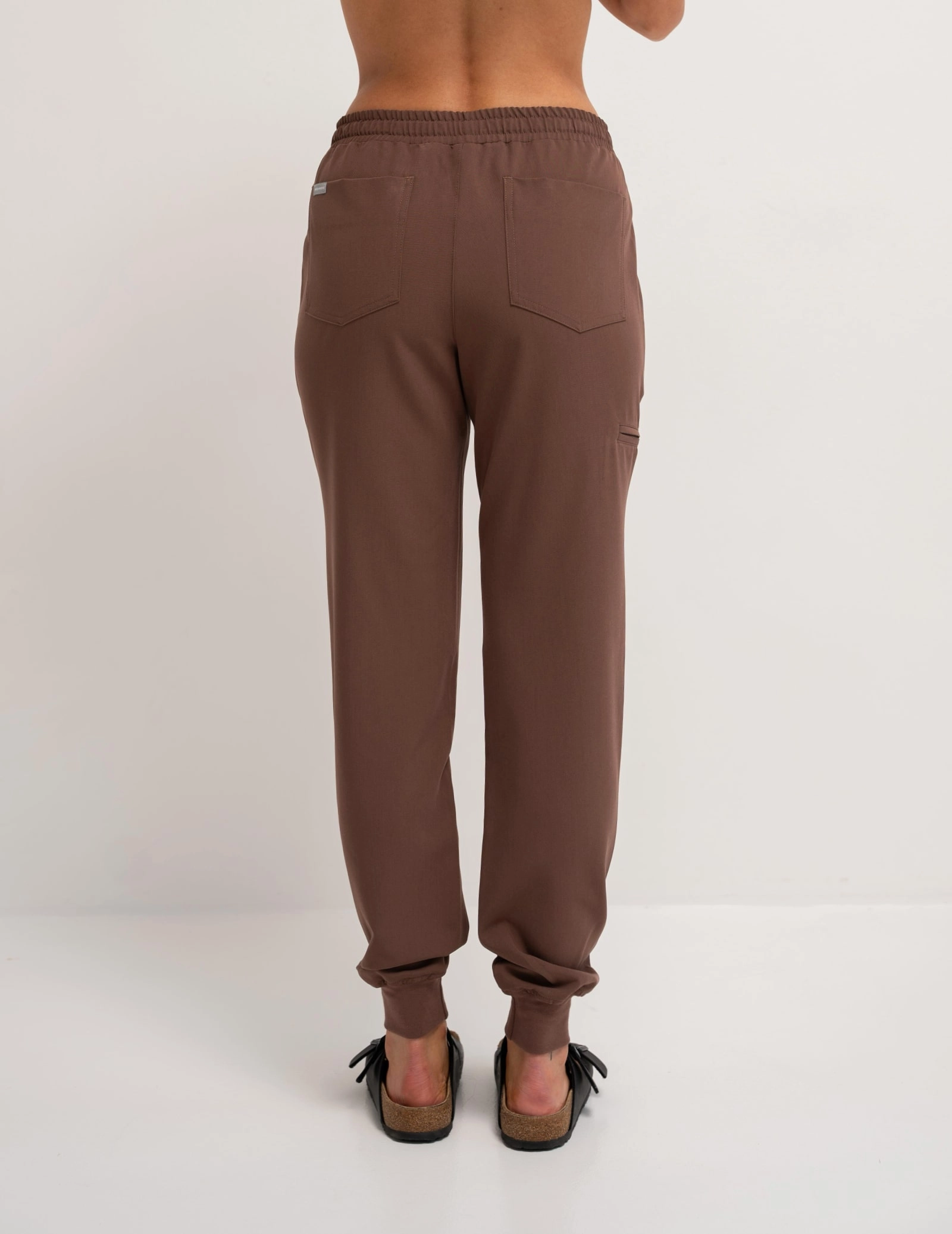 Spodnie Joggery damskie - MILKY BROWN