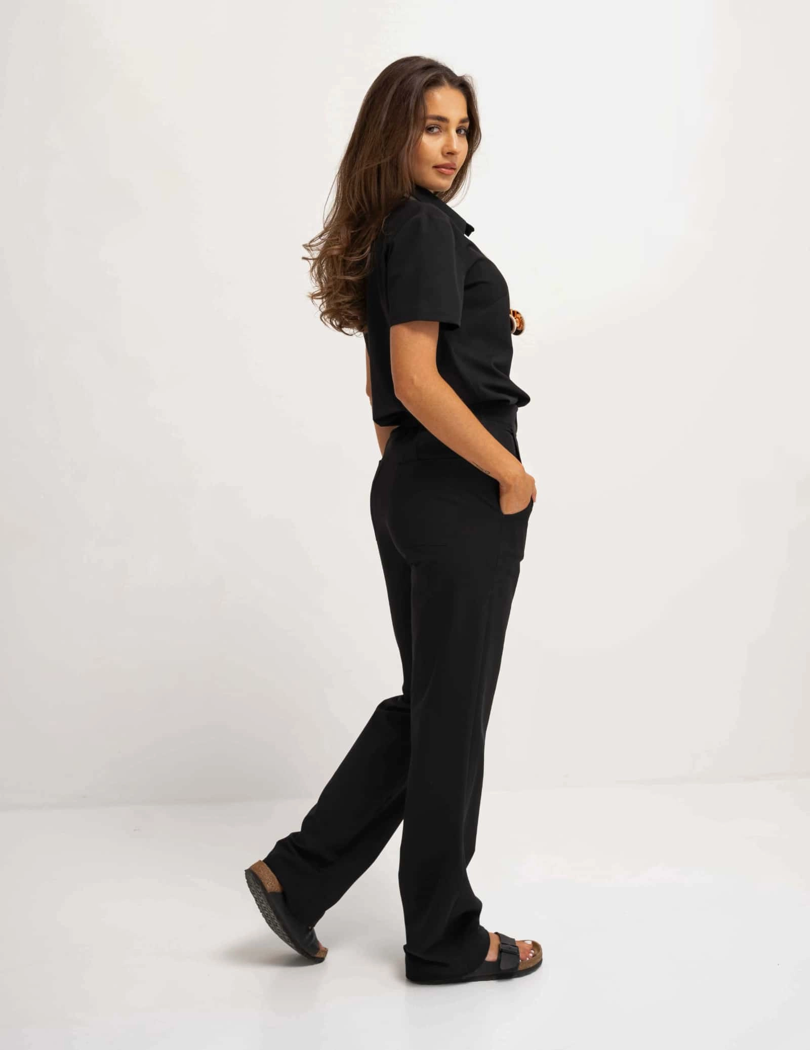 Spodnie Damskie Tiffany - Black
