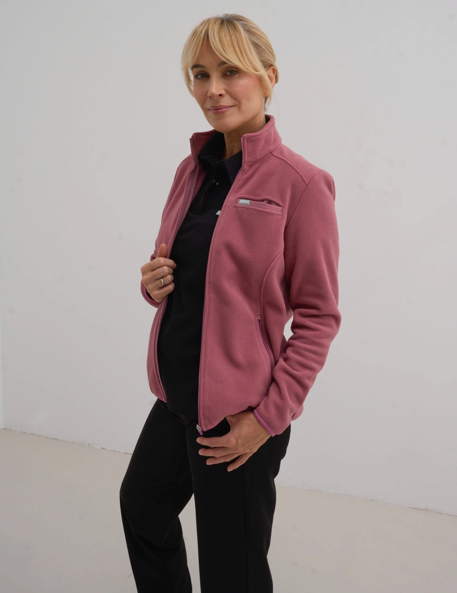 Bluza Polarowa Damska COZY HEAT - WOODROSE