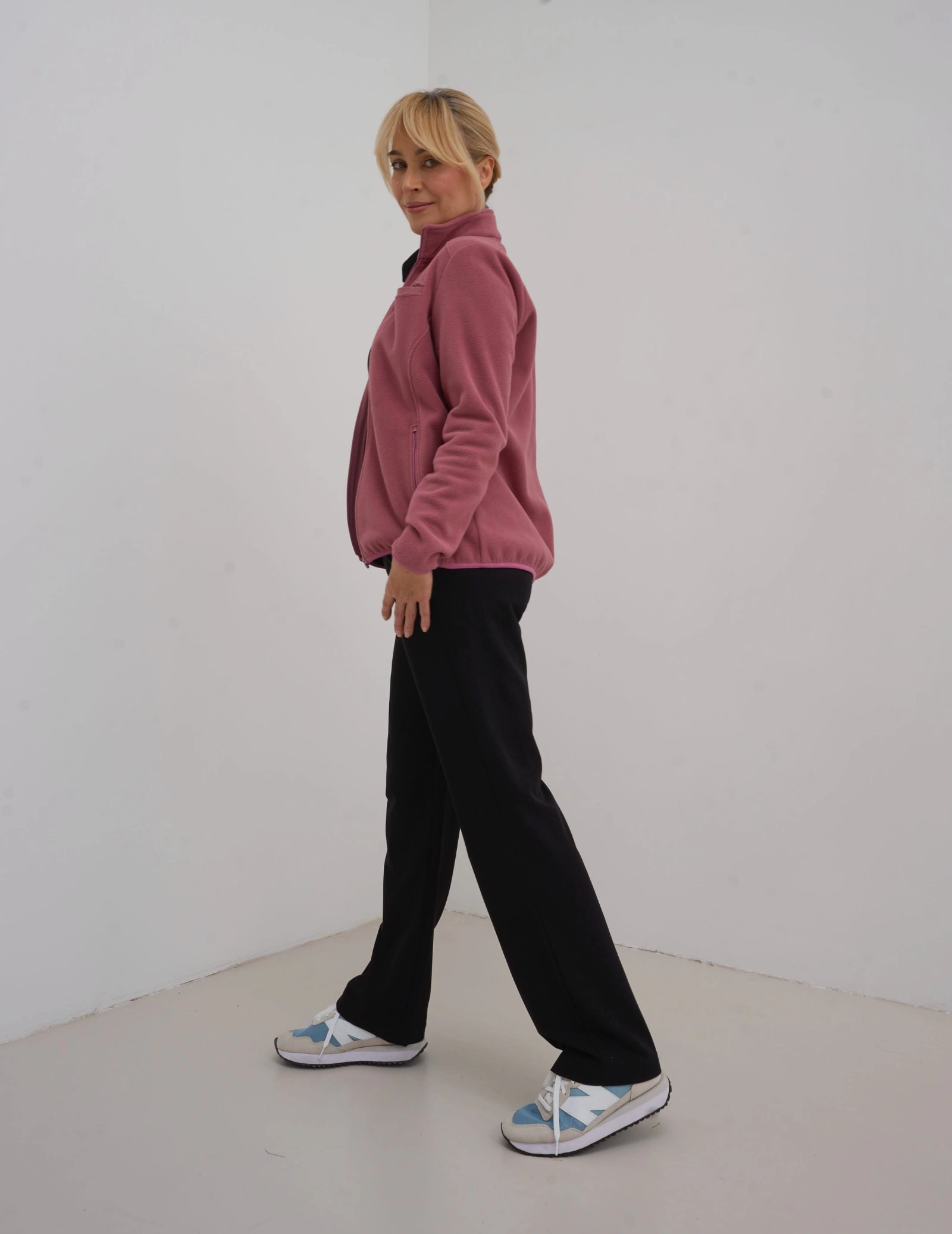 Bluza Polarowa Damska COZY HEAT - WOODROSE