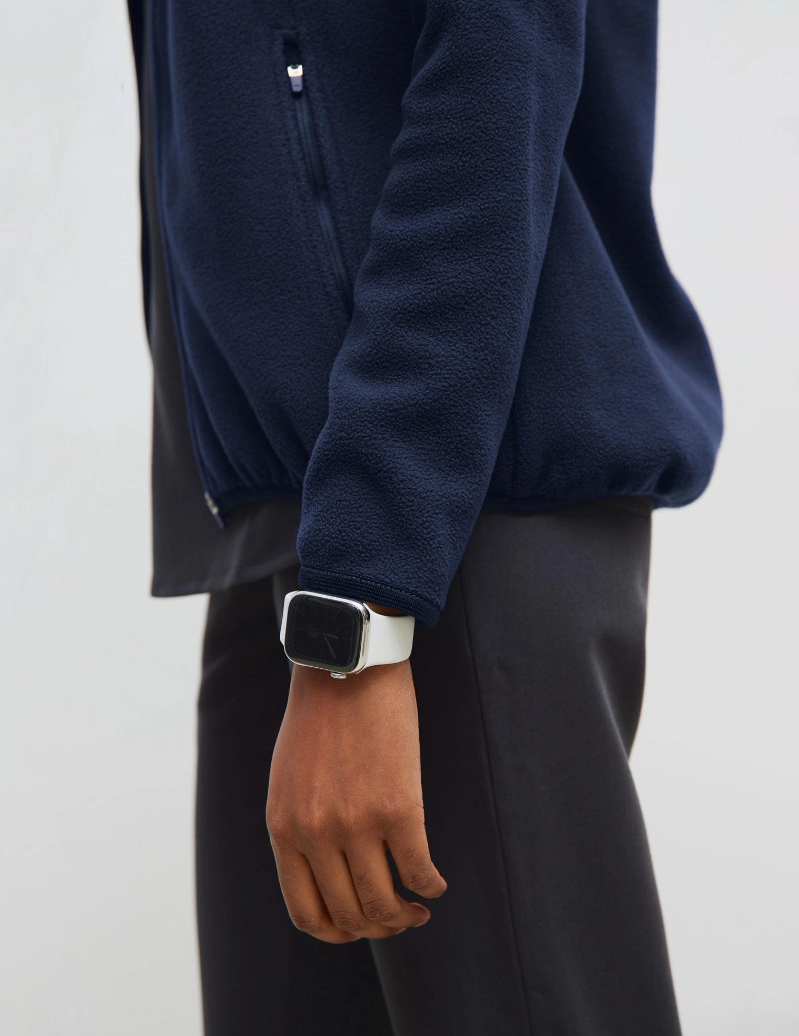 Bluza Polarowa Damska COZY HEAT - DARK NAVY