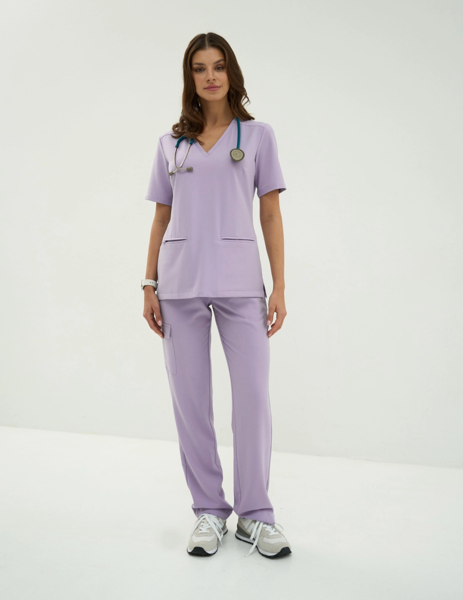 Spodnie YOGA - PURPLE HEATHER