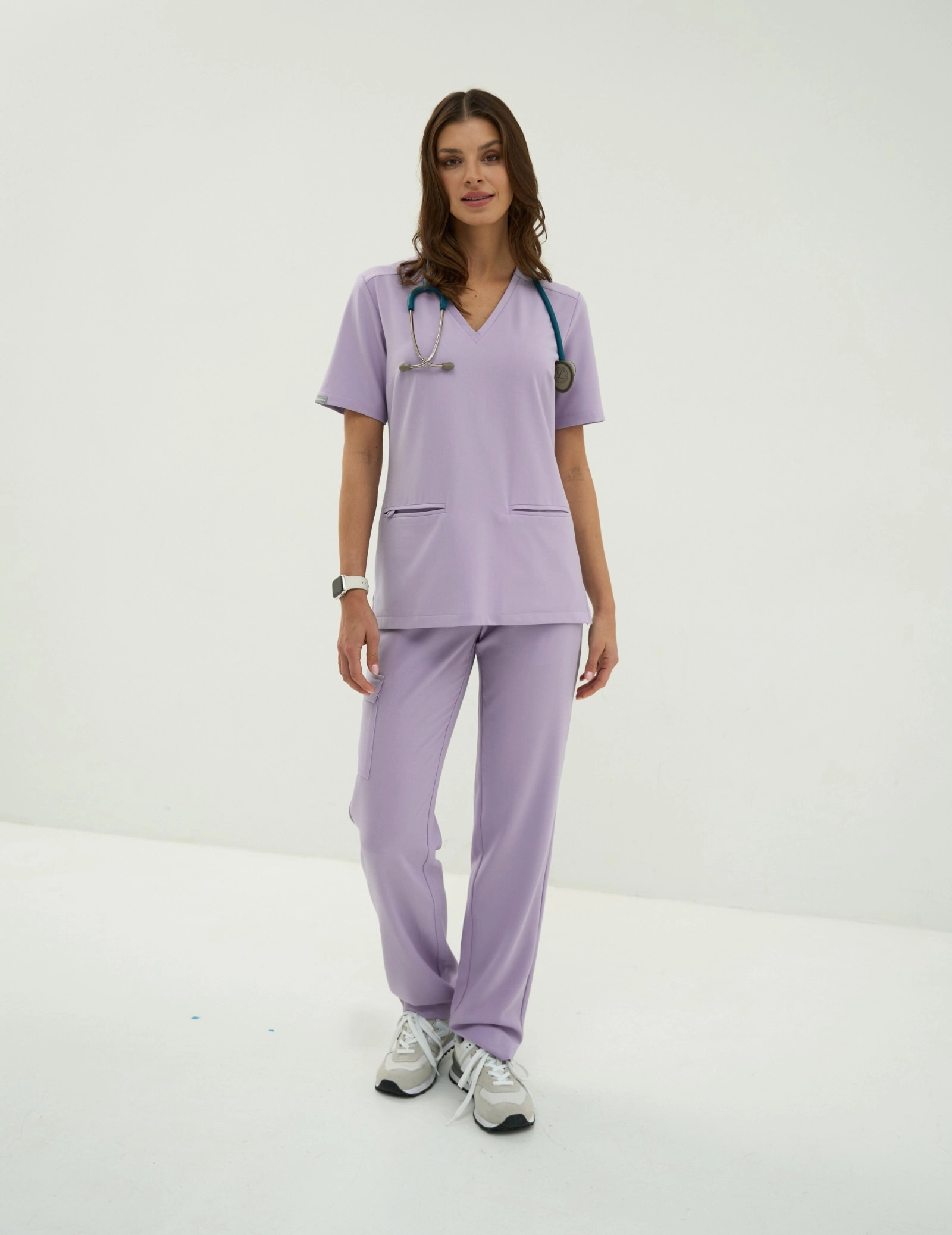 Spodnie YOGA - PURPLE HEATHER