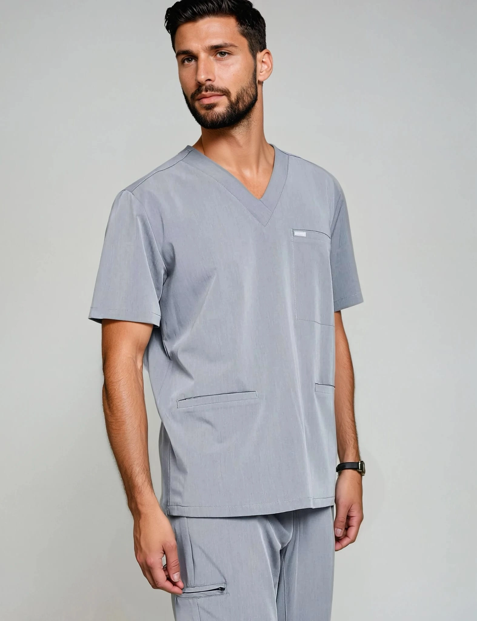 Bluza Medyczna Birbal - SHARK GRAY