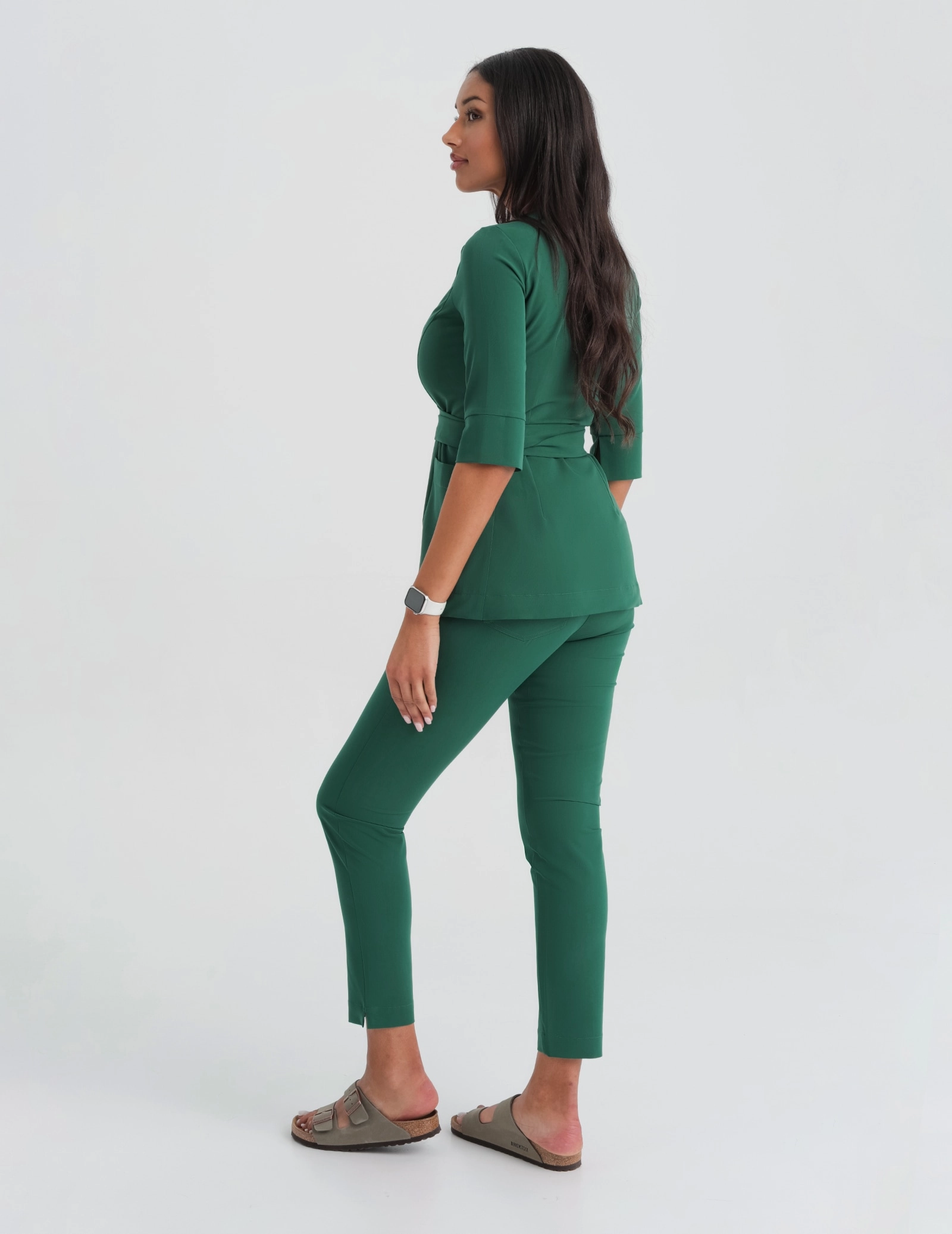 Spodnie damskie Basic - EDEN GREEN