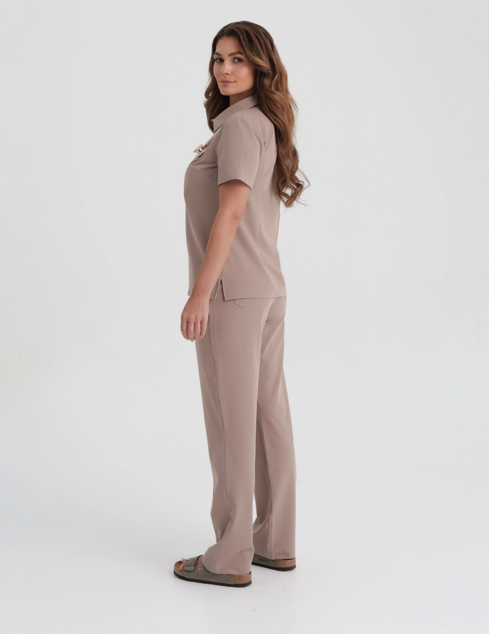 Spodnie Damskie Tiffany - BEIGE