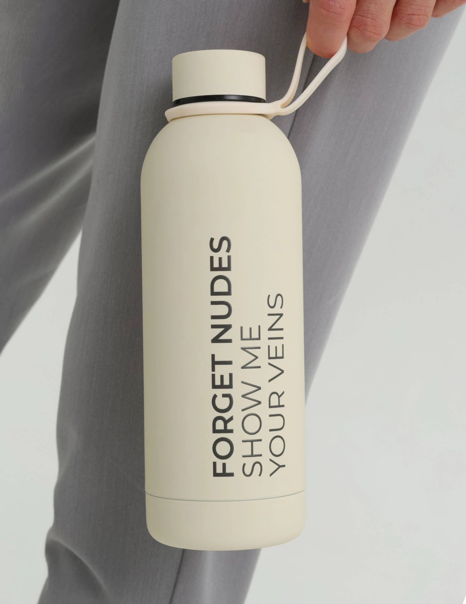 Butelka Termiczna Mojo "Forget Nudes"- ALMOND
