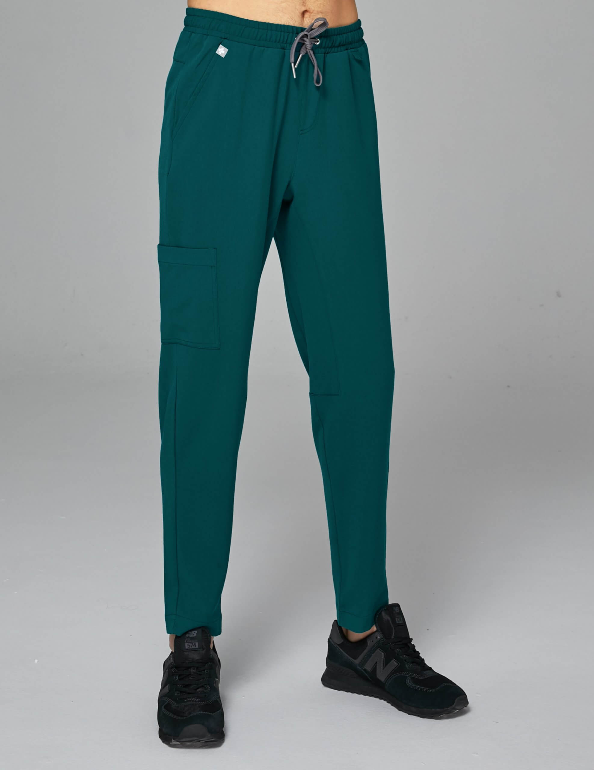 Spodnie Basic Męskie - DEEP GREEN Spodnie Basic Męskie - DEEP GREEN